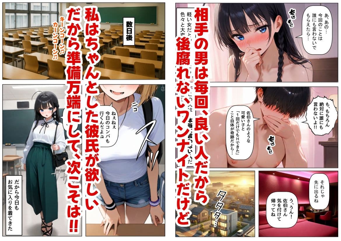 清楚系だけど毎回、酔ってお持ち帰りされる女子大生のHな話 サンプル 3