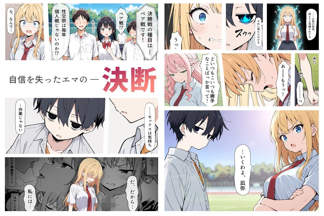 陰キャ転校生はセックス最強 - クラス代表の座を奪われた私 - サンプル 7