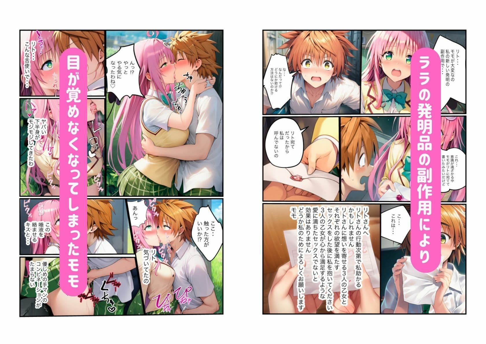 【リトのハーレム計画始動】美女をごぼう抜きセックス(ララ・ルン・ユイ・モモ) サンプル 1