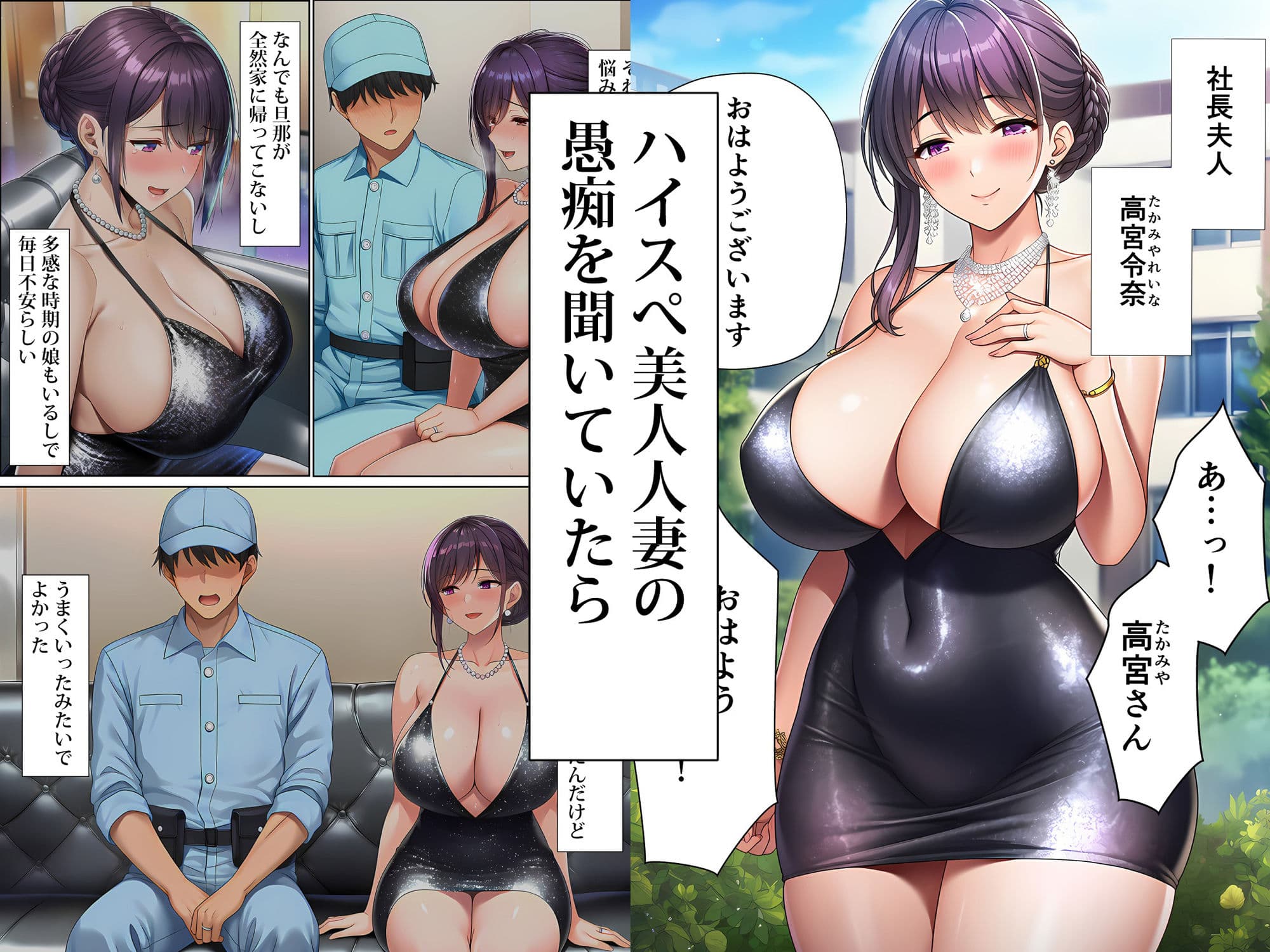 超高級マンション清掃員の俺、仕事ついでにハイスペ美人居住者たちの愚痴を聞いていたら完全合意の中出しハーレム生活を送ってしまう サンプル 2