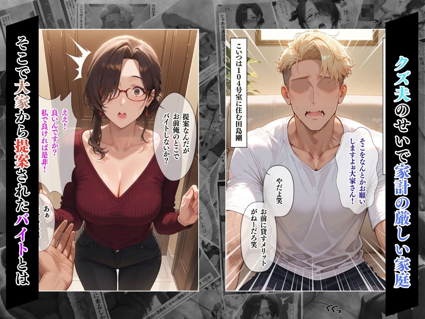 【4K高画質】人妻限定アパート 102号室 田島雪乃 〜大家のペットになった日編〜 サンプル 5