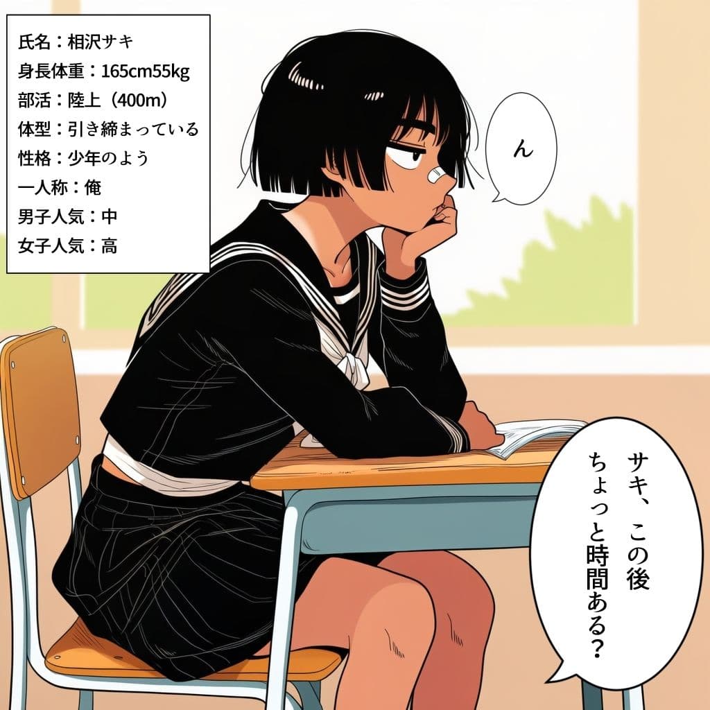 ボーイッシュな陸上女子は、僕専用の肉オナホ。 サンプル 1
