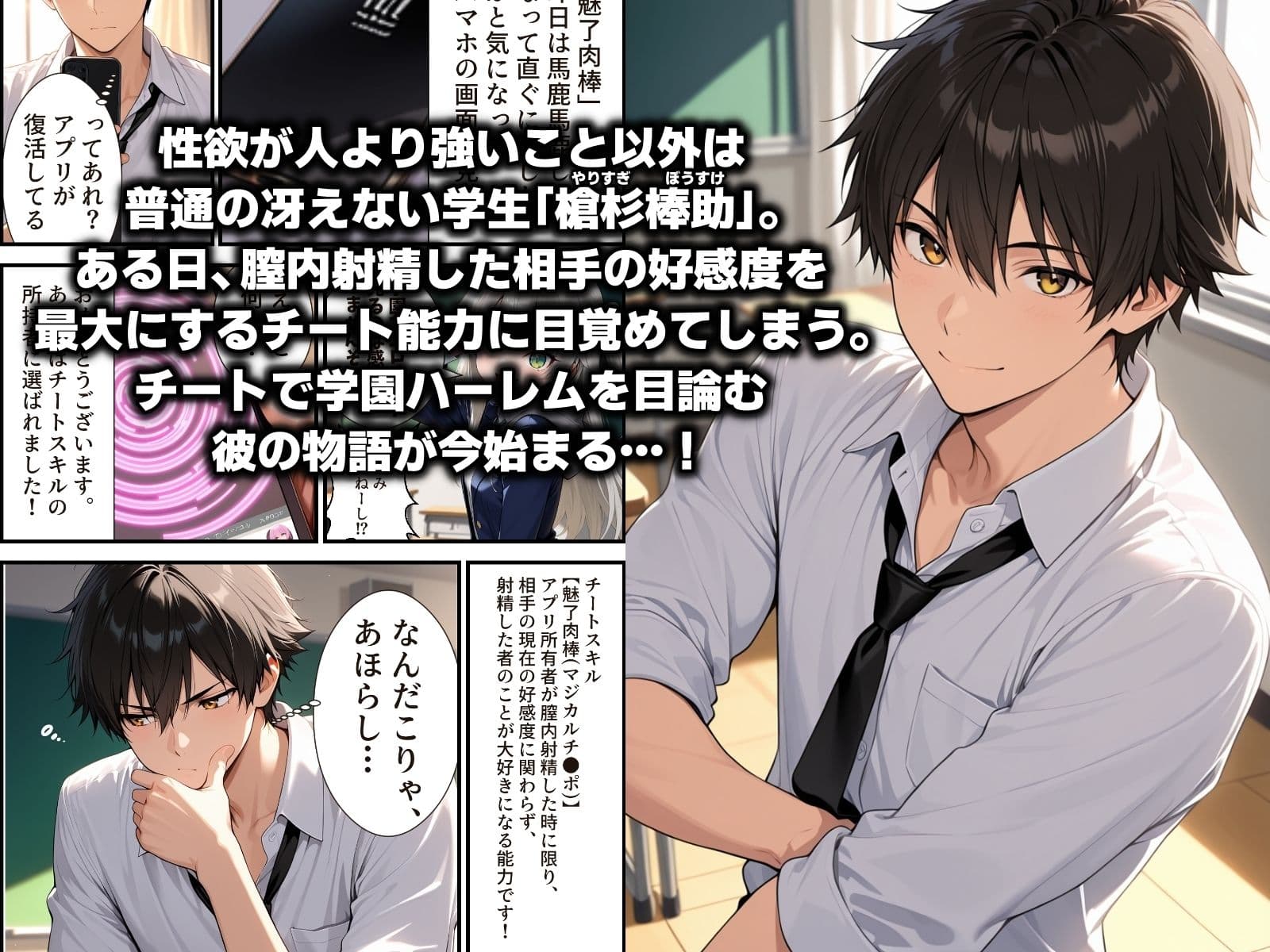 俺のチートスキル『魅了肉棒（マジカルチ●ポ）』がチートすぎて即堕ち学園ハーレム目指せるんですが！？ サンプル 1