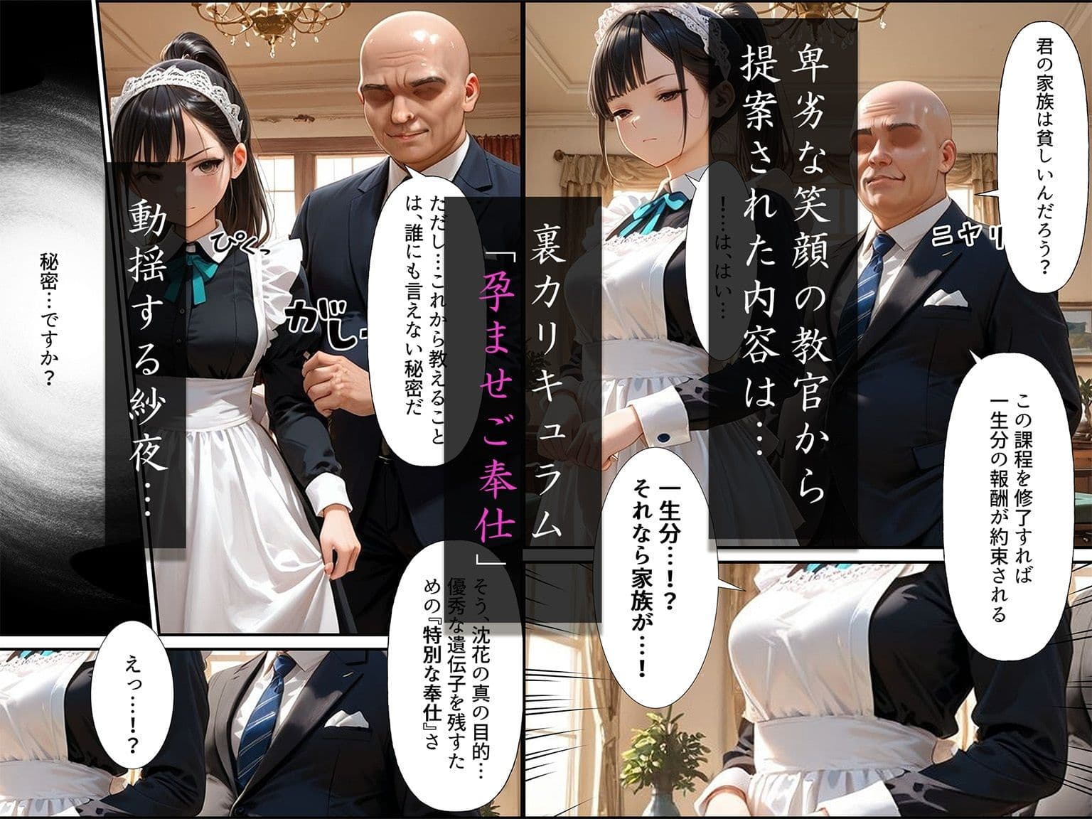 ［4K/高画質コミック版］  孕ませご奉仕学園〜子宮でご奉仕させていただきます〜 三崎紗夜 サンプル 6