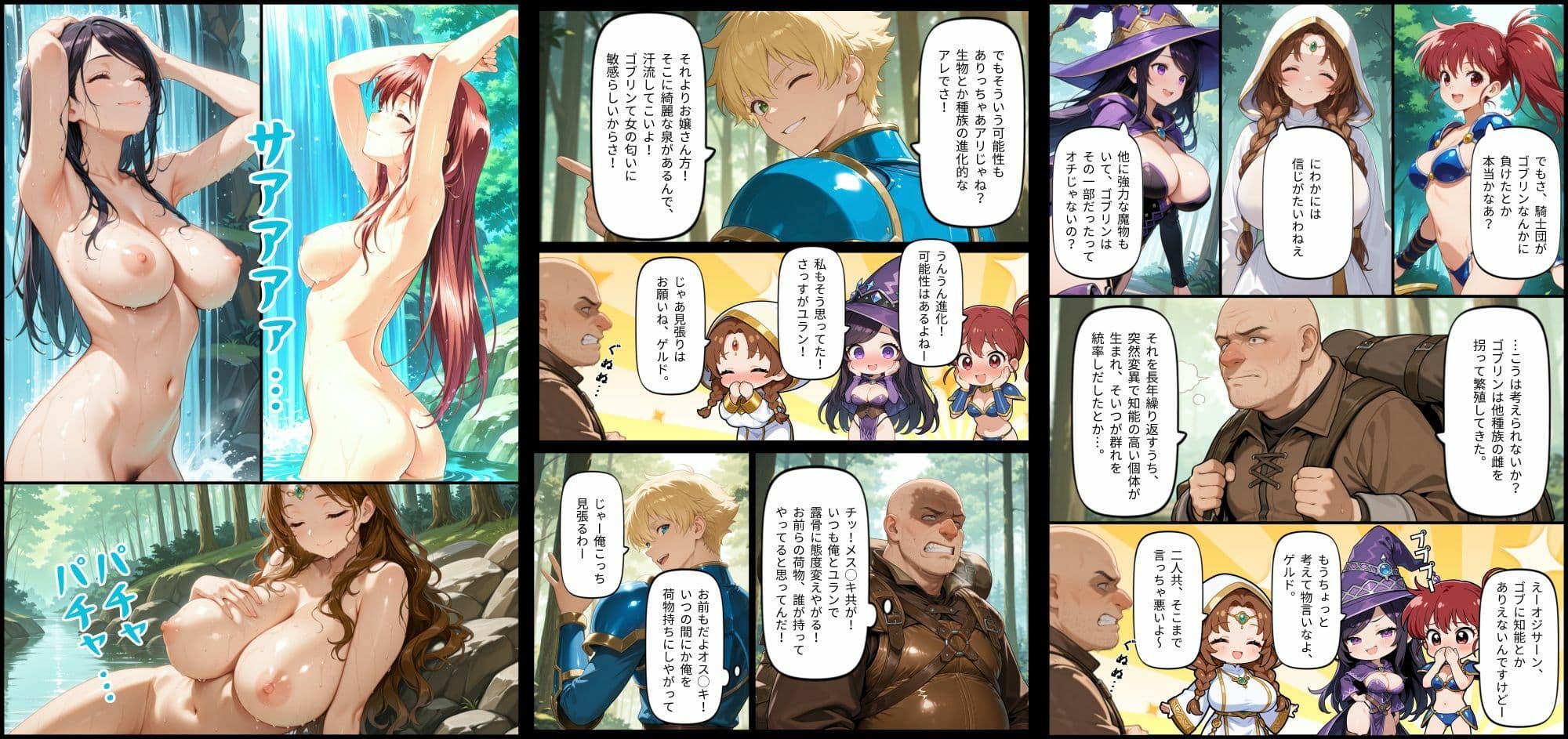 【コミック版】ゴブリン姦〜姫もエルフも冒険者も〜 サンプル 3