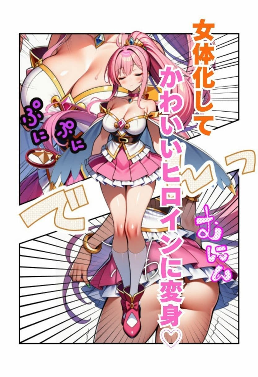 【TS魔法少女】性転換した変身ヒロインが触手に拘束中出しされる！ サンプル 3