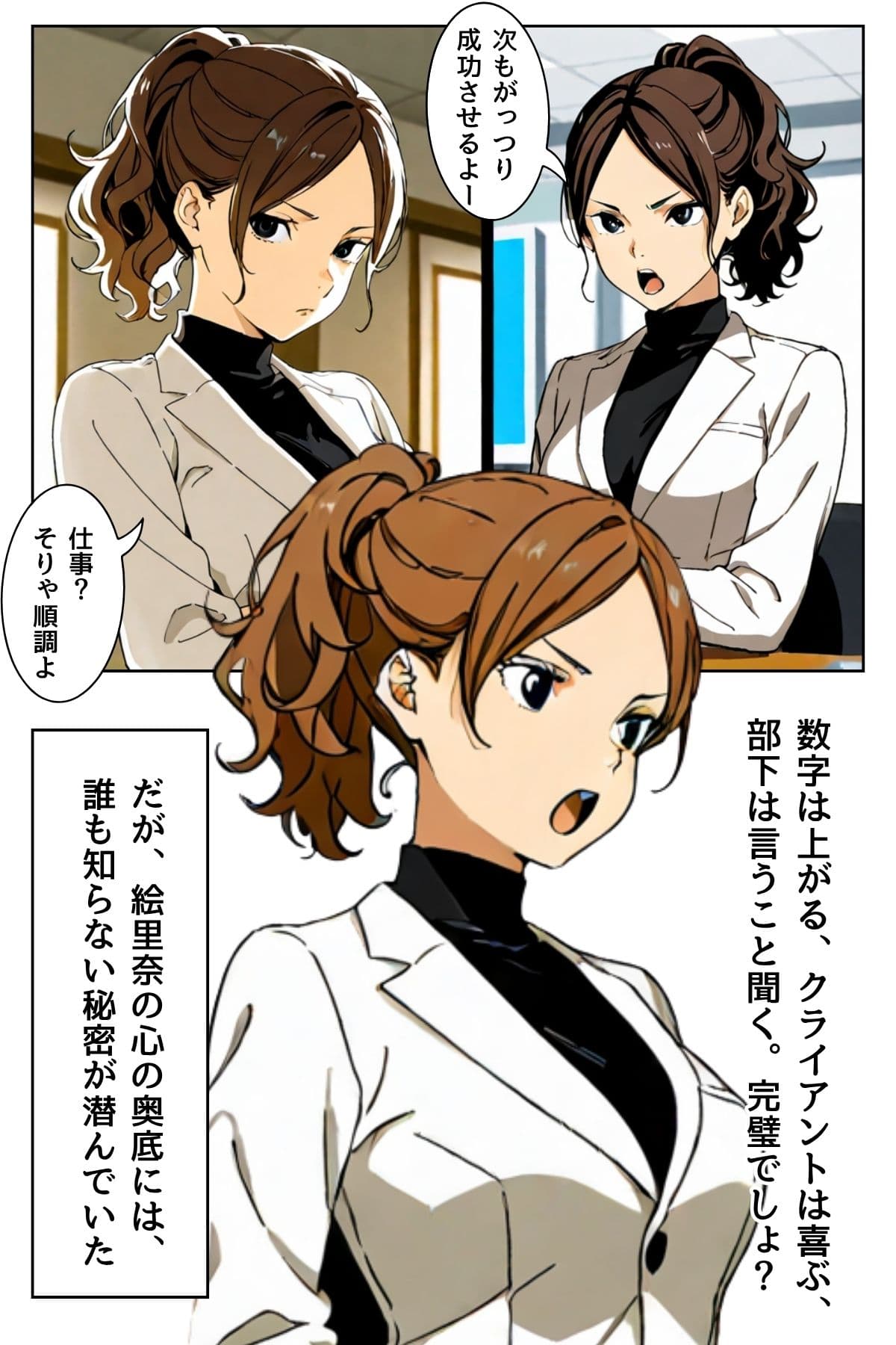 打ち上げは個室トイレで〜深夜に響く禁断の吐息〜 サンプル 2