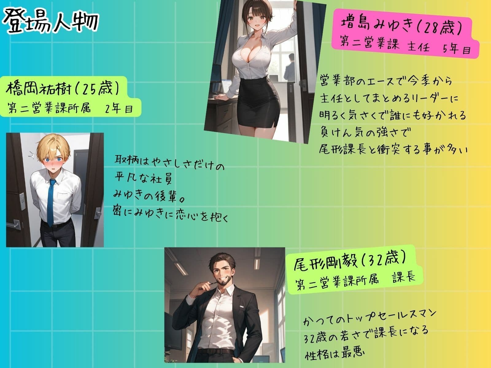 営業主任牝奴●化計画 〜生意気な営業主任を言いなり痴女に仕立て上げる〜 サンプル 1