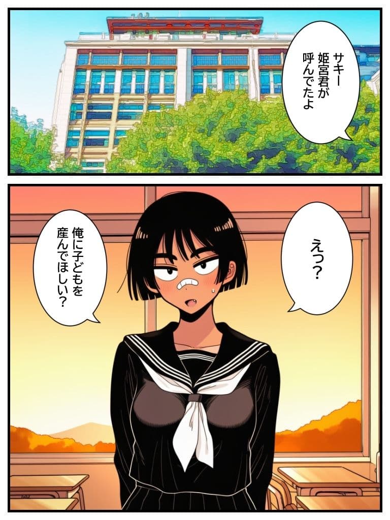 キミの子どもを孕ませて。ボーイッシュ陸上女子がイケメンに無責任中出しされて妊娠するまで【リメイク版】 サンプル 6