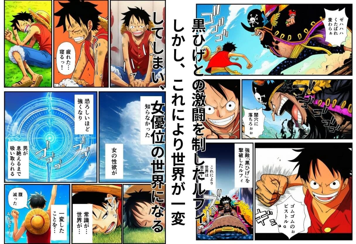 ワン〇ース  常識改革された世界で！ナミ・ビビ編 サンプル 2