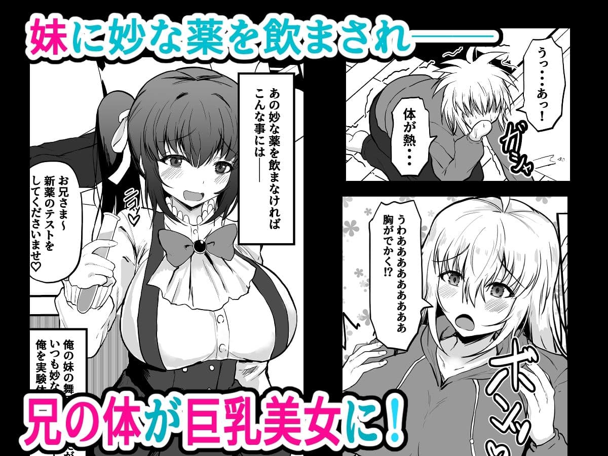 TS兄とフタナリ妹 妹のイチモツとペニスバンドで2本刺し サンプル 1