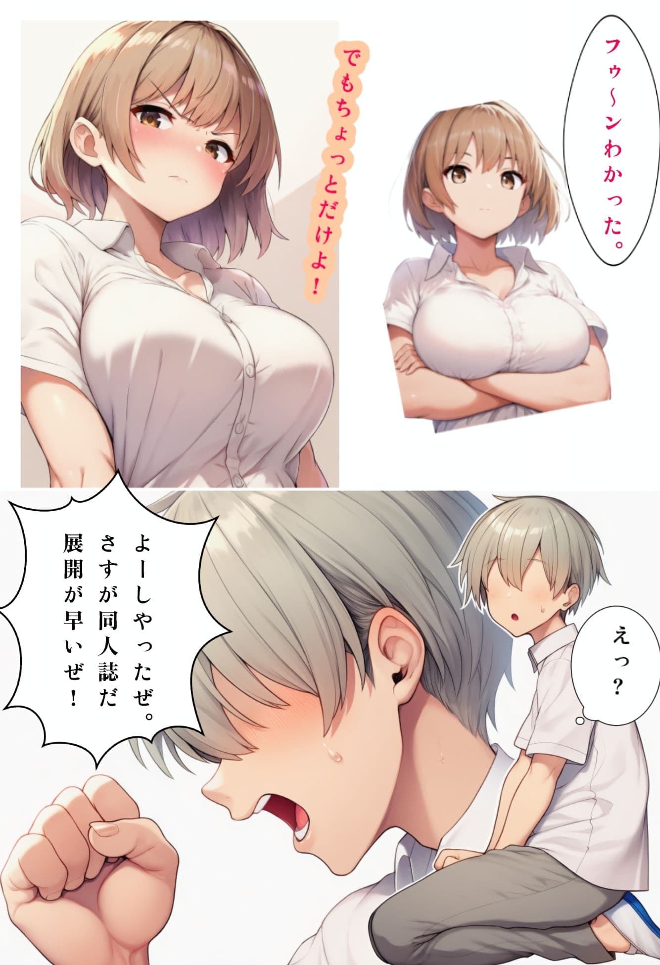 田中ハルカ  AI漫画 サンプル 5