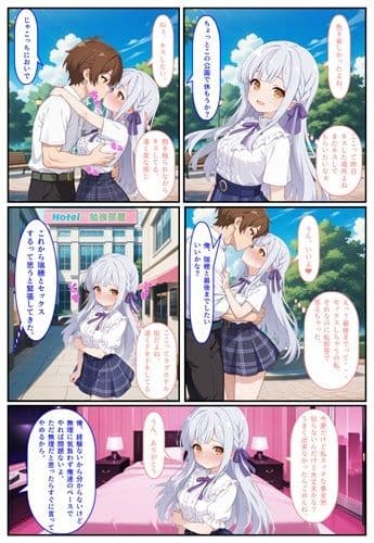 銀髪ちゃんと初デート  前編 サンプル 2