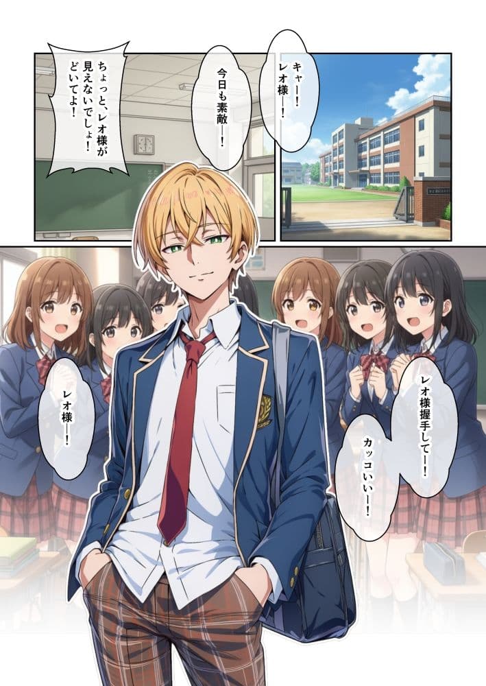 イケメン男子の三上君は僕のチンポでケツハメされたい！？ サンプル 1
