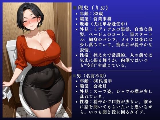 【気持ちいぃぃ！！】公衆便所人妻 理央（33）〜NTR快楽不倫SEX〜 サンプル 2