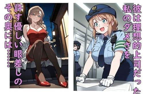 天才婦警 月島澪が上司に屈服しオナホ飼育されるまで サンプル 1