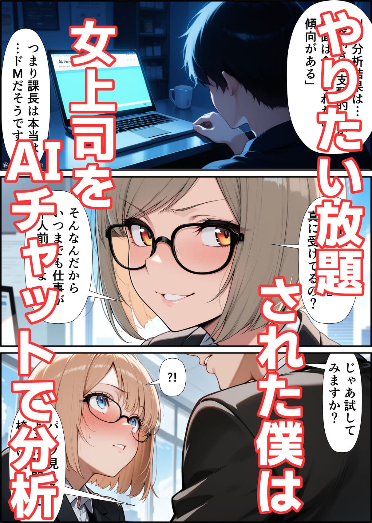 ドS女上司の本性がドMだったので会社で中出ししてやった話 サンプル 5