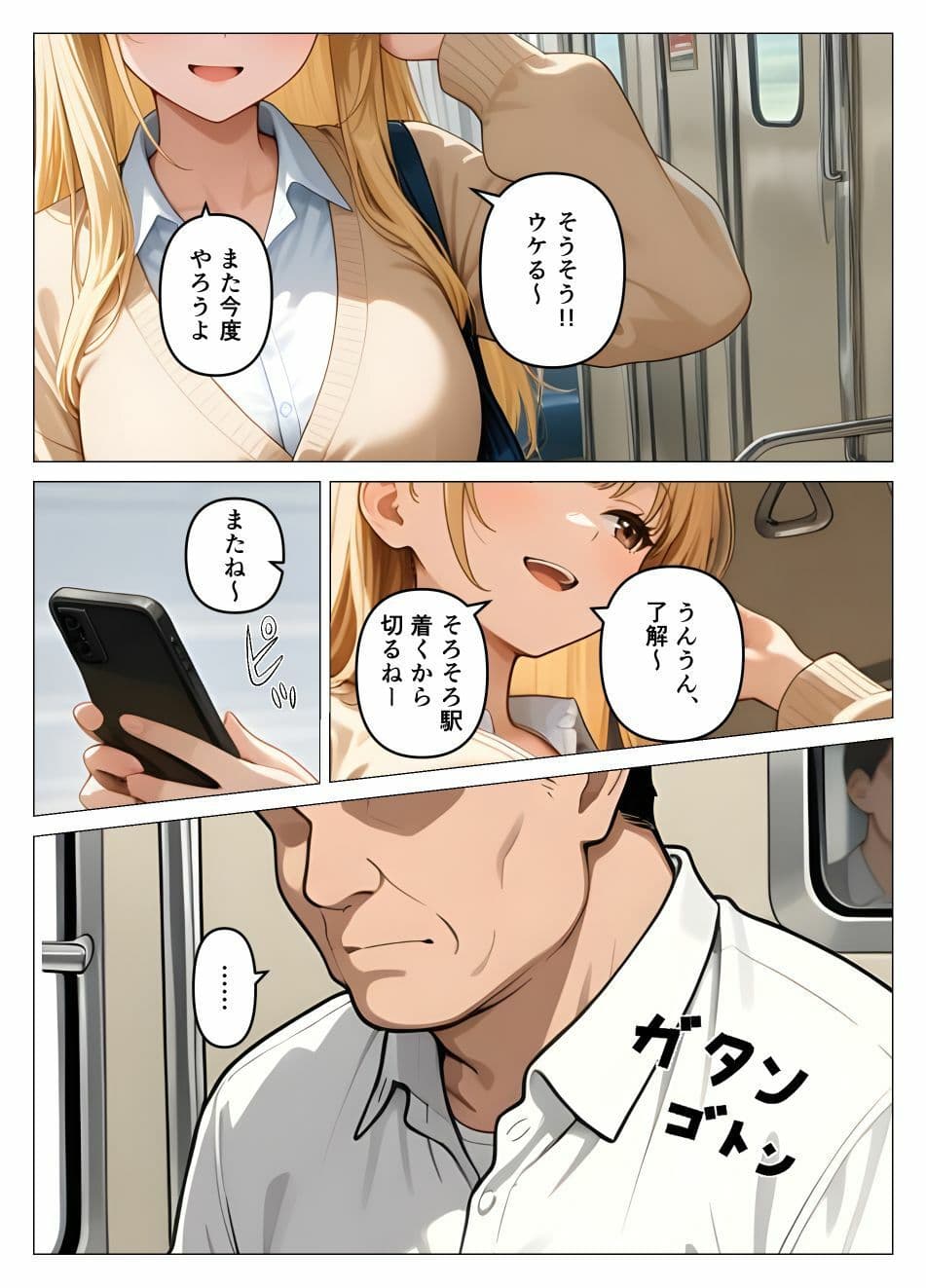 俺は治安保護員！！悪い子には性的罰を与える！！ サンプル 1