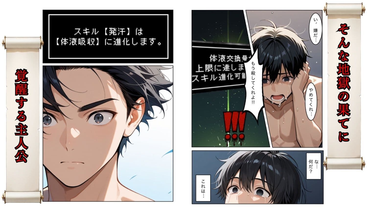 勇者選抜で見捨てられた俺のスキル《発汗》実は全能力を奪う《体液吸収》最凶チートでした。 サンプル 7