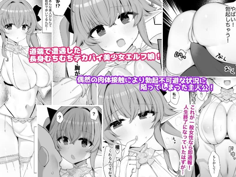 むちむちドスケベエルフと異文化キョウセイしてる街 サンプル 2