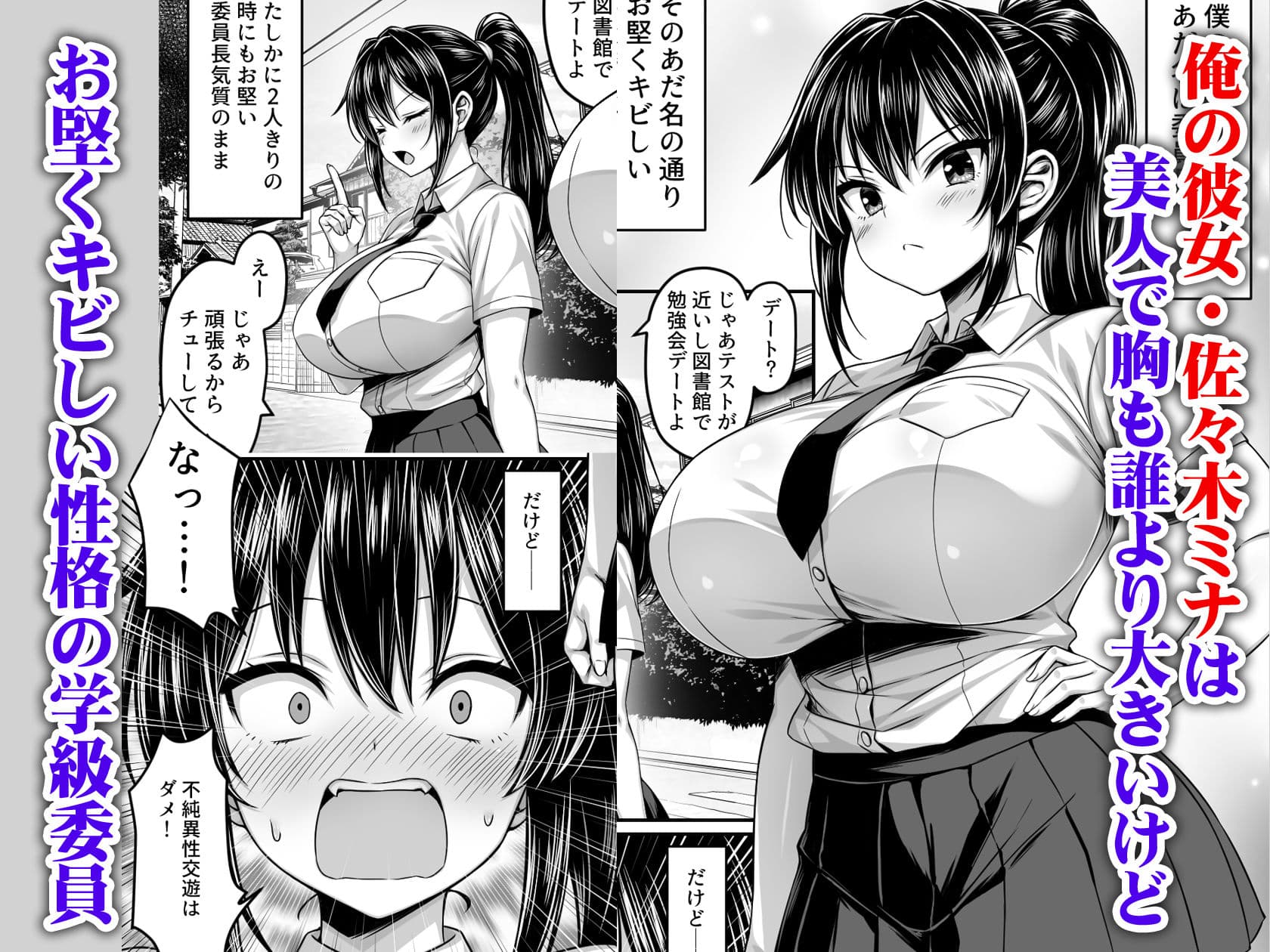 委員長は押しに弱い 〜もう一回セックスしたら勉強するから〜 サンプル 1