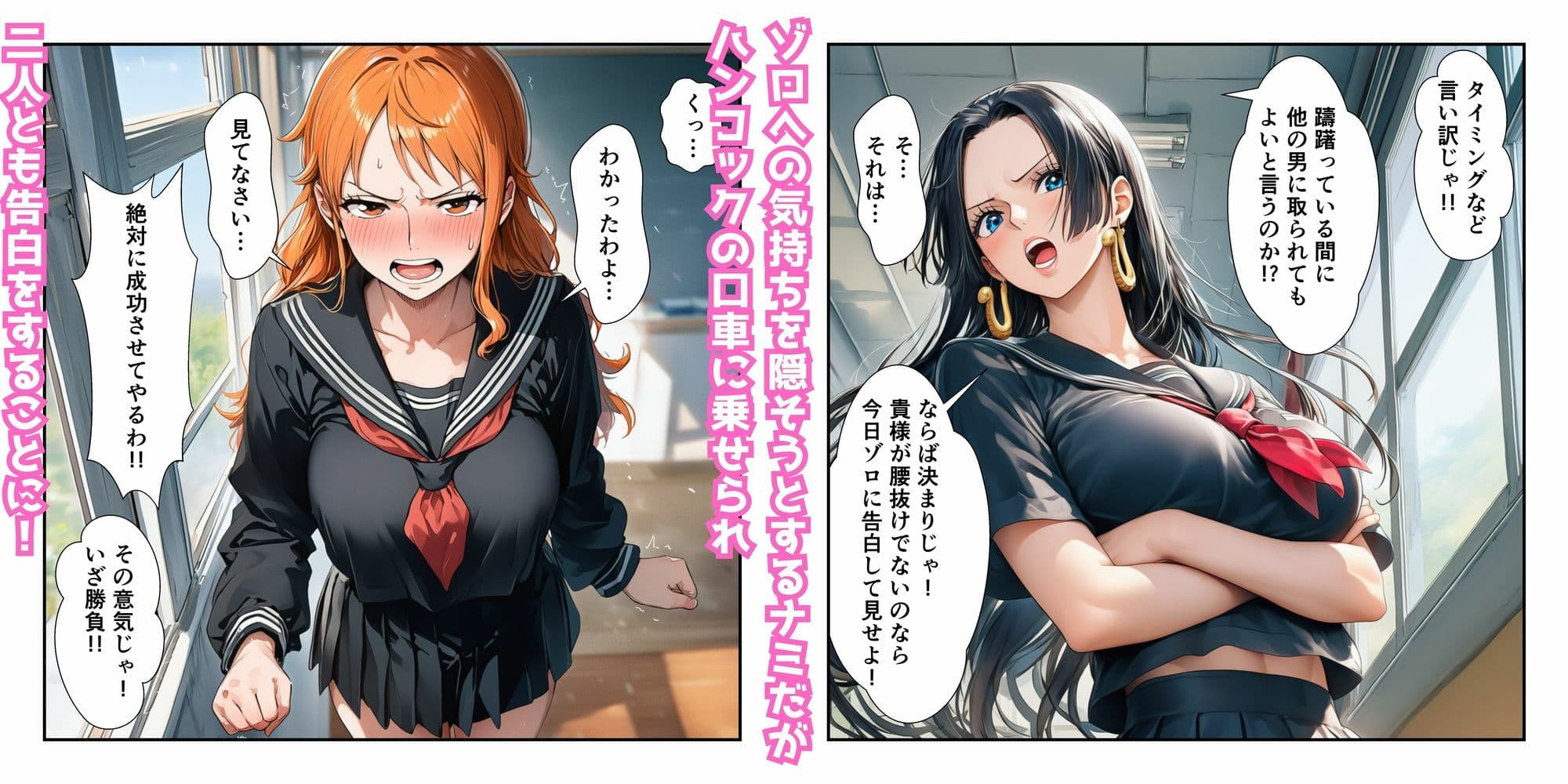 催●レ〇プでイキ狂い！？ ナミ＆ハン〇ック強●快楽堕ちSEX サンプル 2