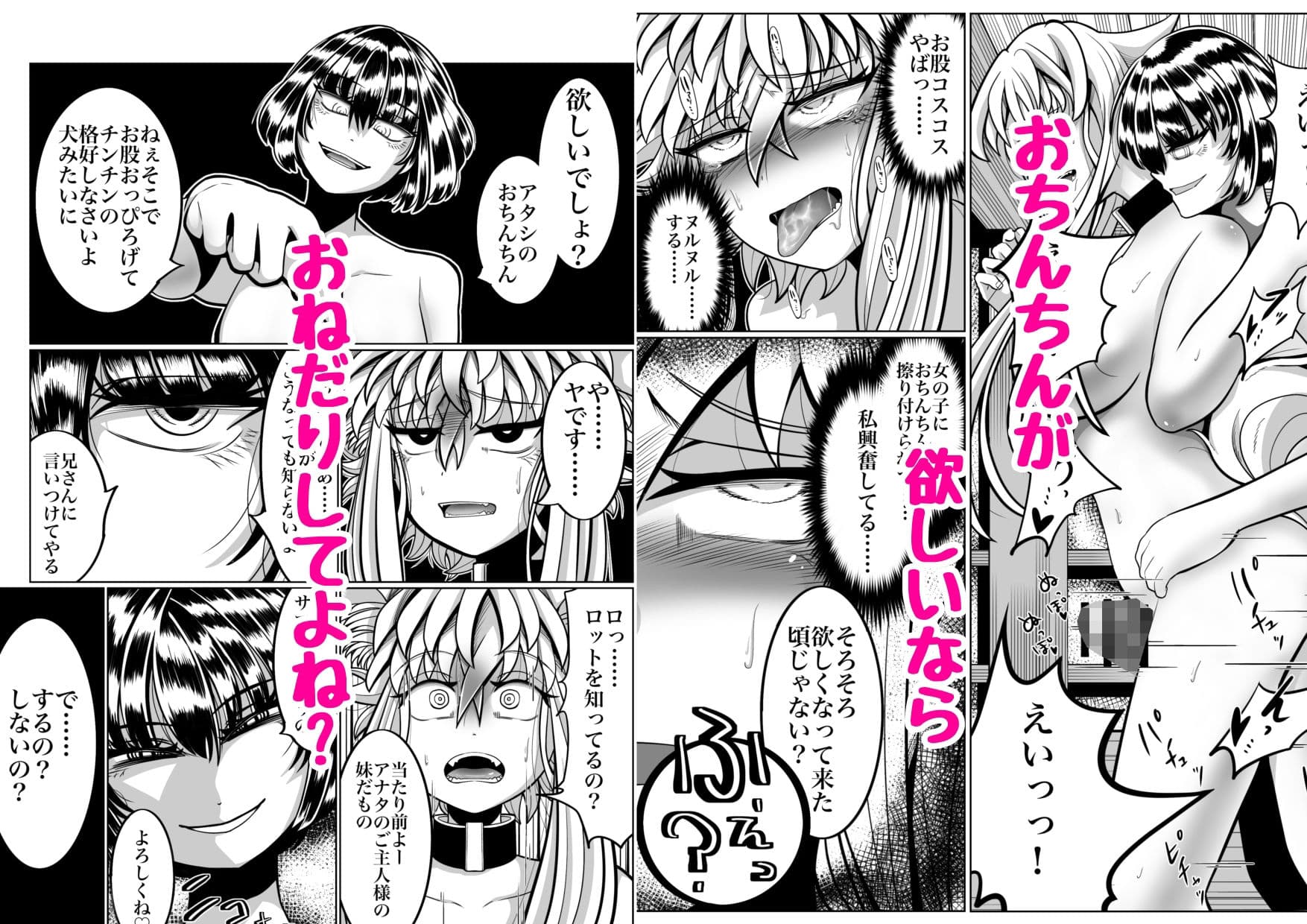 性奴●堕ちお姉ちゃんとフタ×フタ化えっち サンプル 5