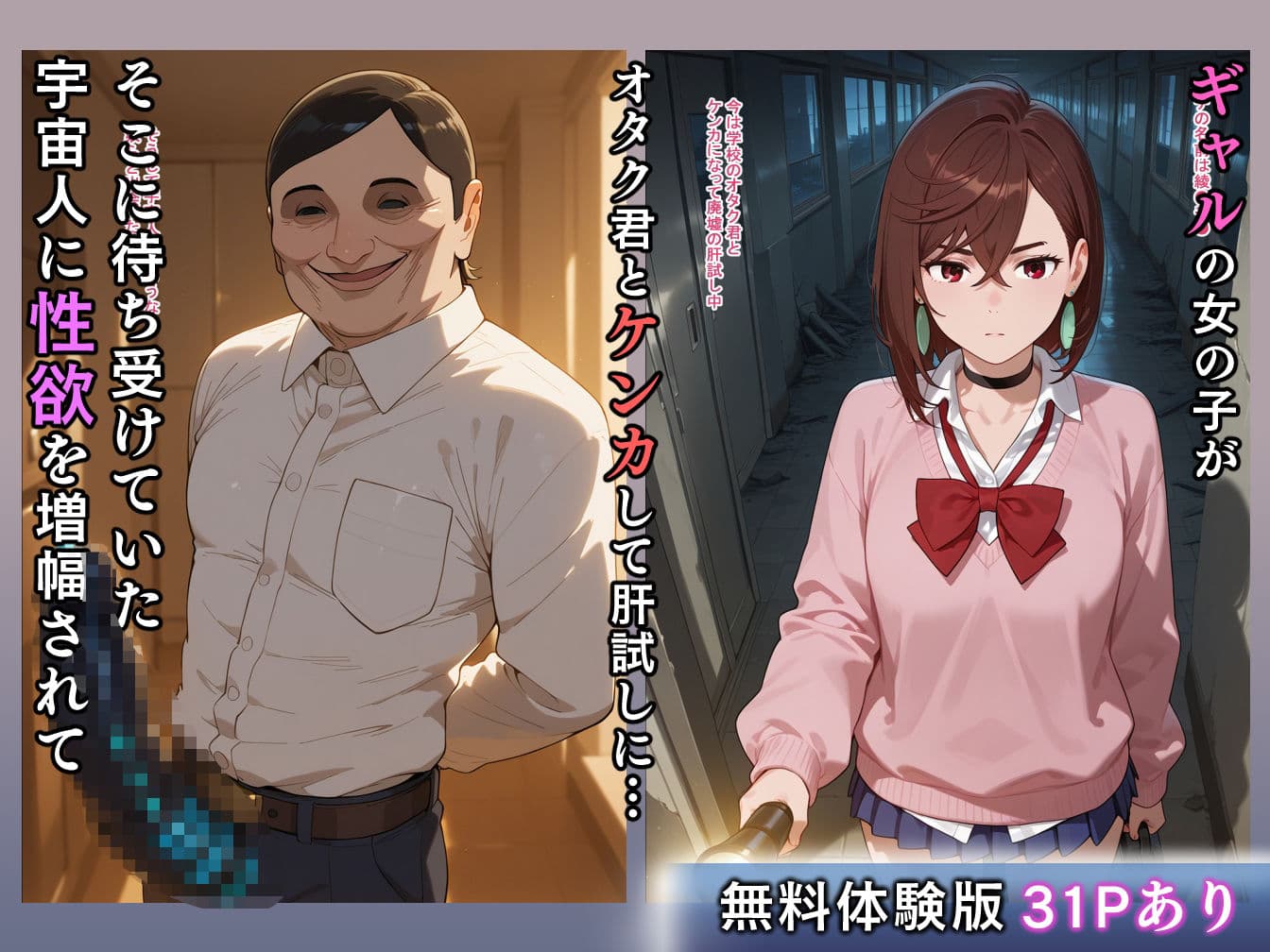 宇宙人に性欲増幅されて逃げ出したけど、我慢できずにチャラ男とセックスした話 サンプル 1