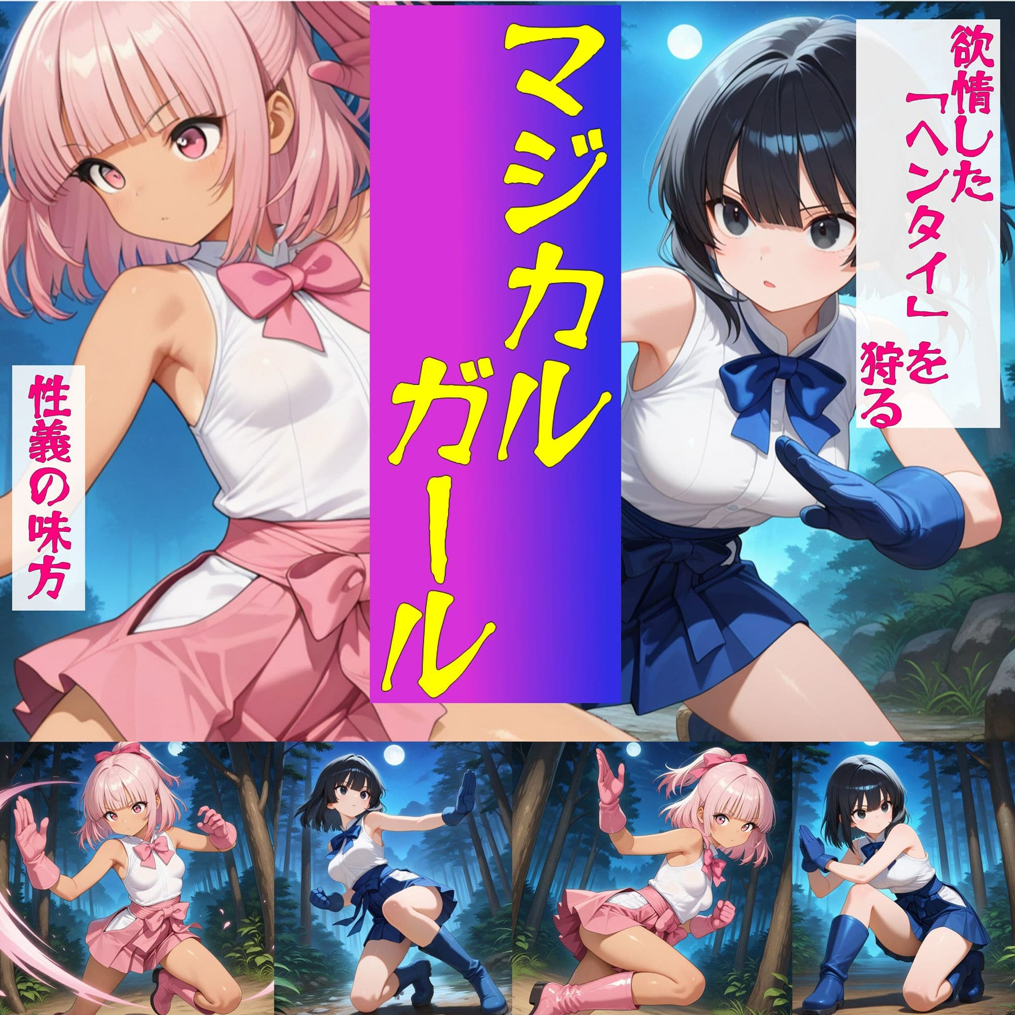 ギリギリ回避娘と基本的に敗北娘  マジカルガール サンプル 1