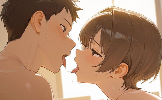 欲求不満な人妻と何度も求め合う サンプル 2