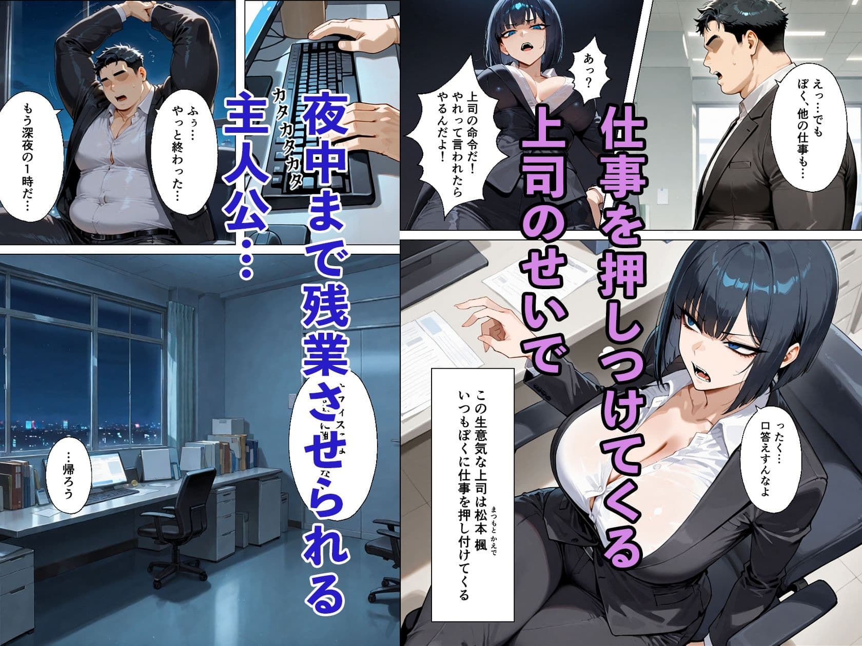生意気上司を性奴●になるまで犯し続けてみた サンプル 3