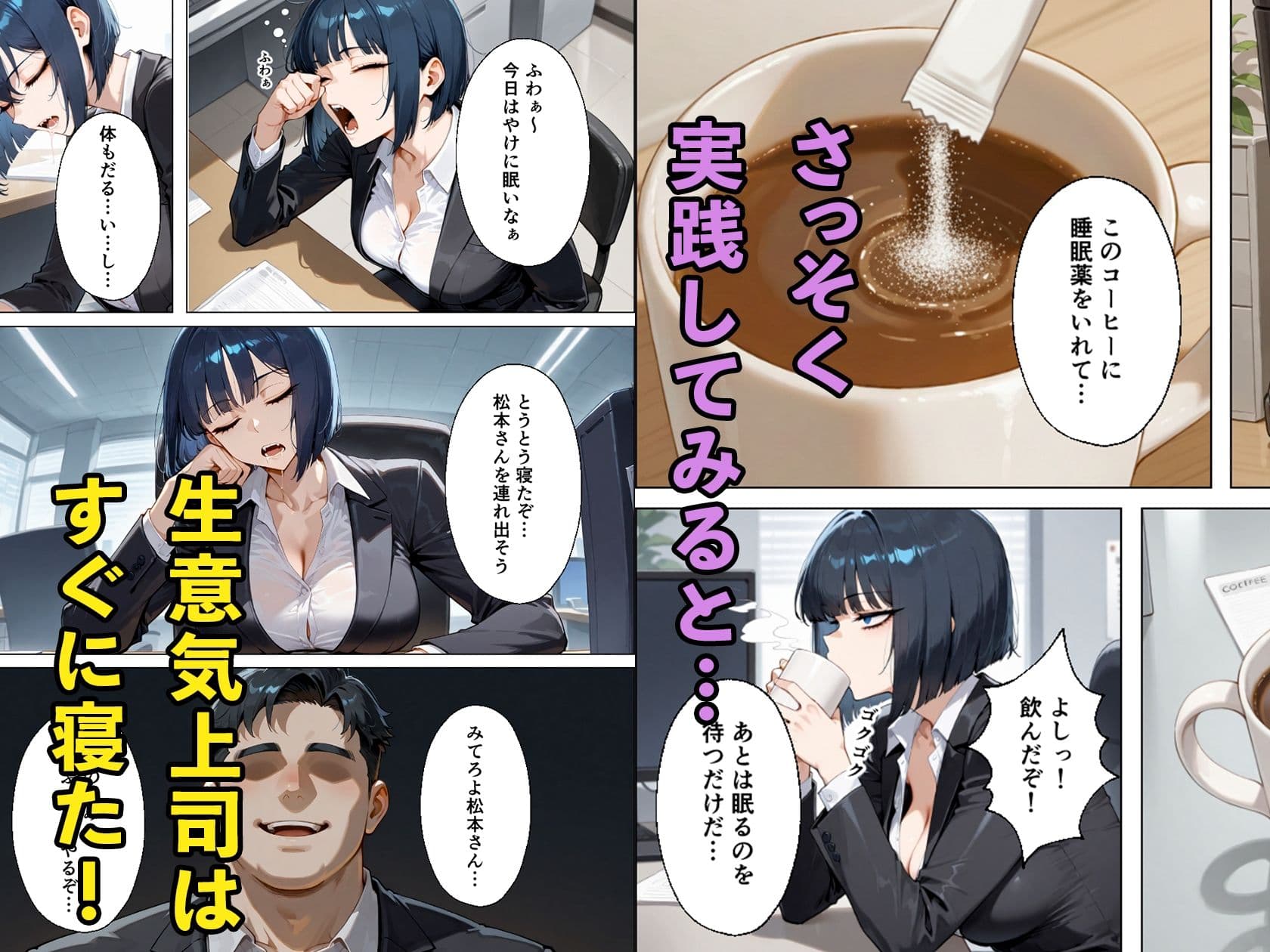 生意気上司を性奴●になるまで犯し続けてみた サンプル 5