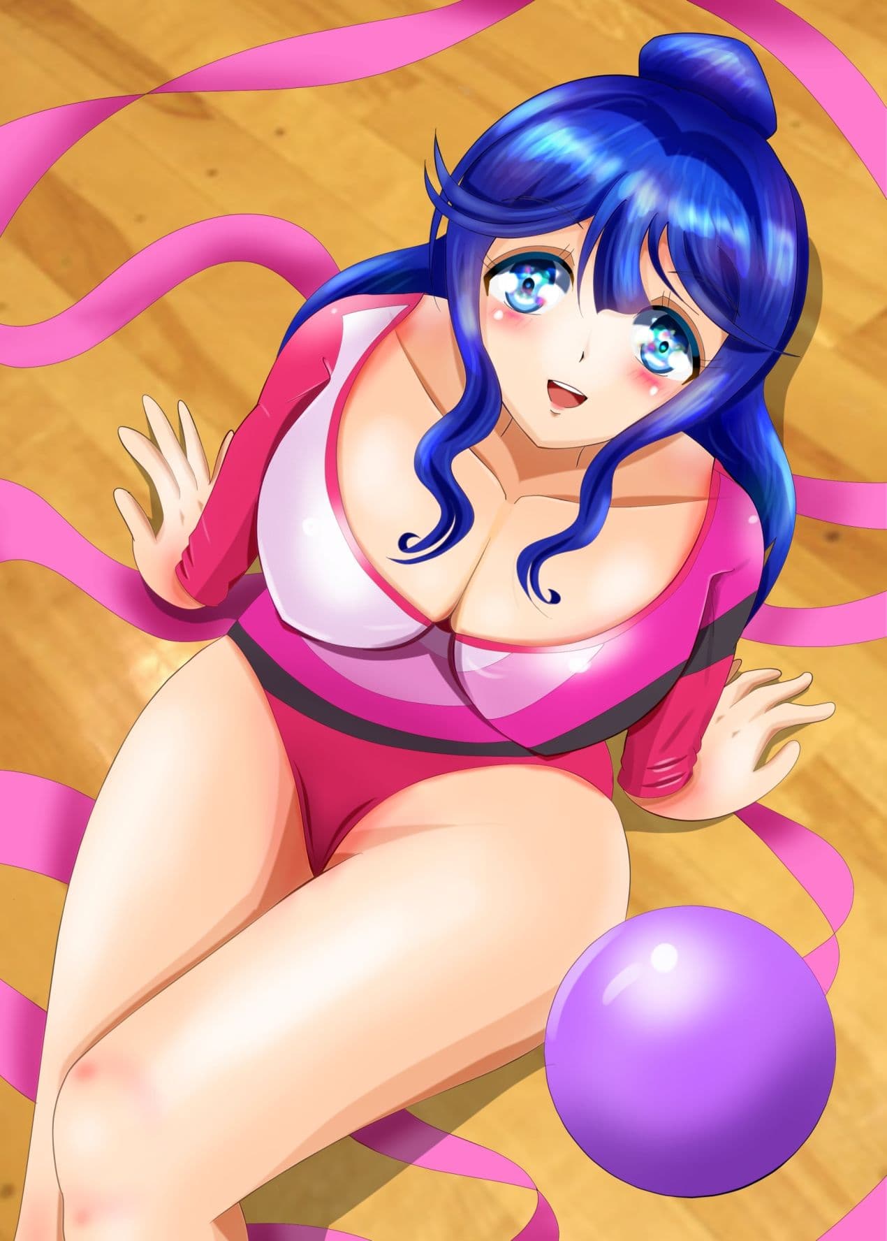 続・密着！ゆらちゃん先輩のレオタード サンプル 5