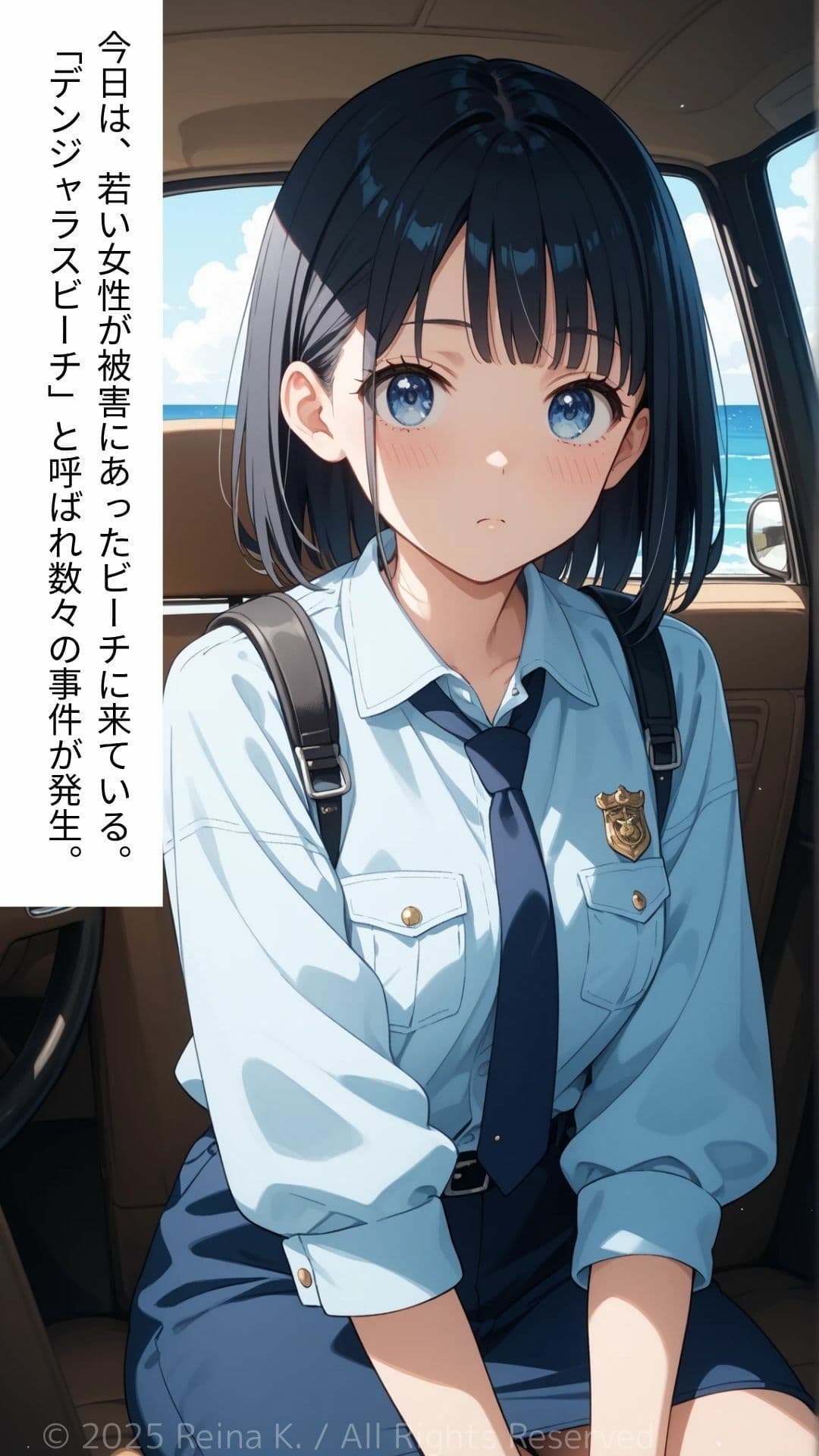 新人警察官  氷室凛  おっぱい編EP2  デンジャラスビーチ サンプル 2