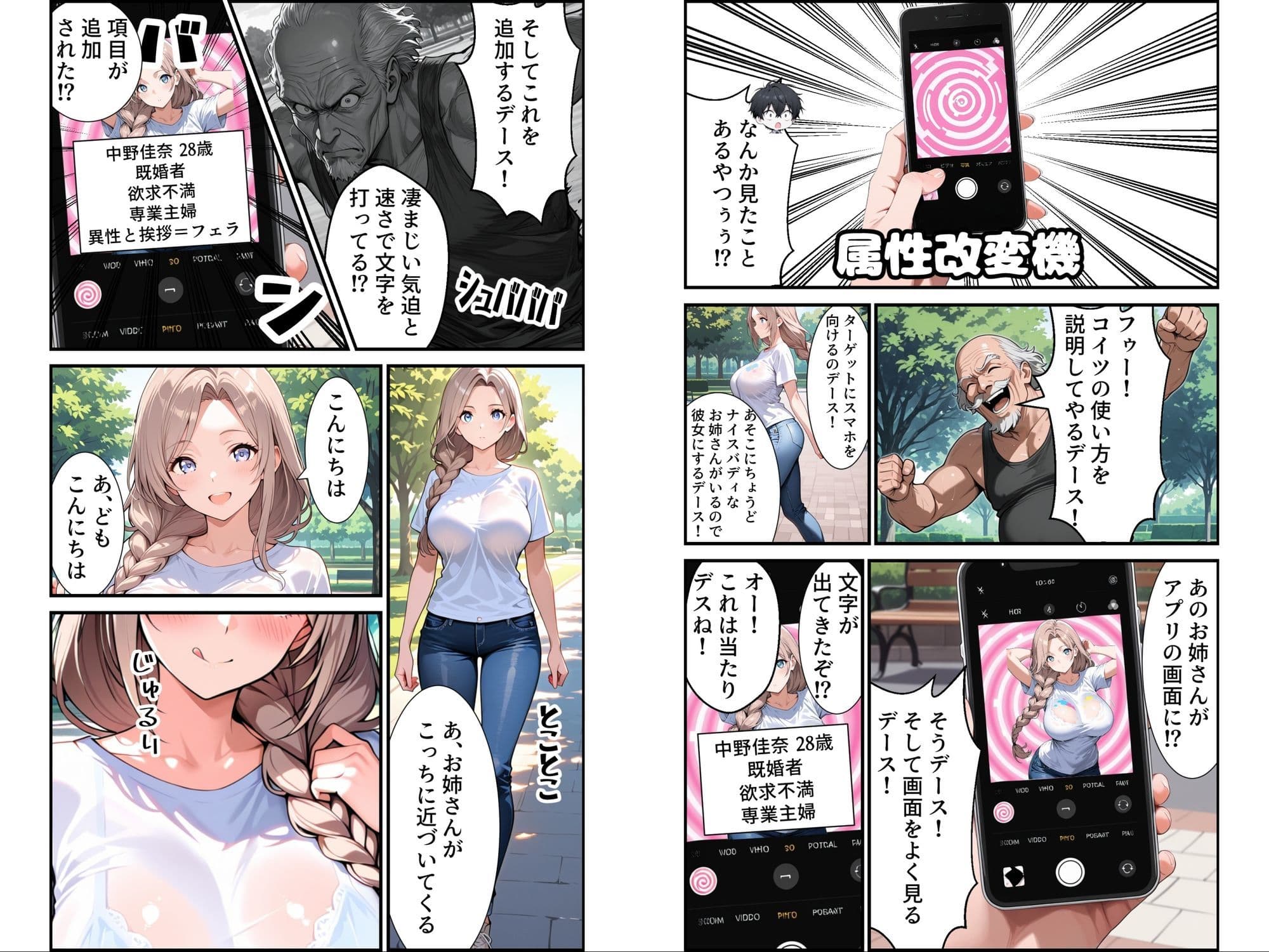 属性改変 〜ムカつく奴はエッチに改変〜 サンプル 4