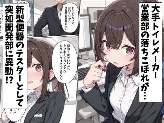 トイレメーカーの落ちこぼれ社員 恥辱の公開排泄 サンプル 1