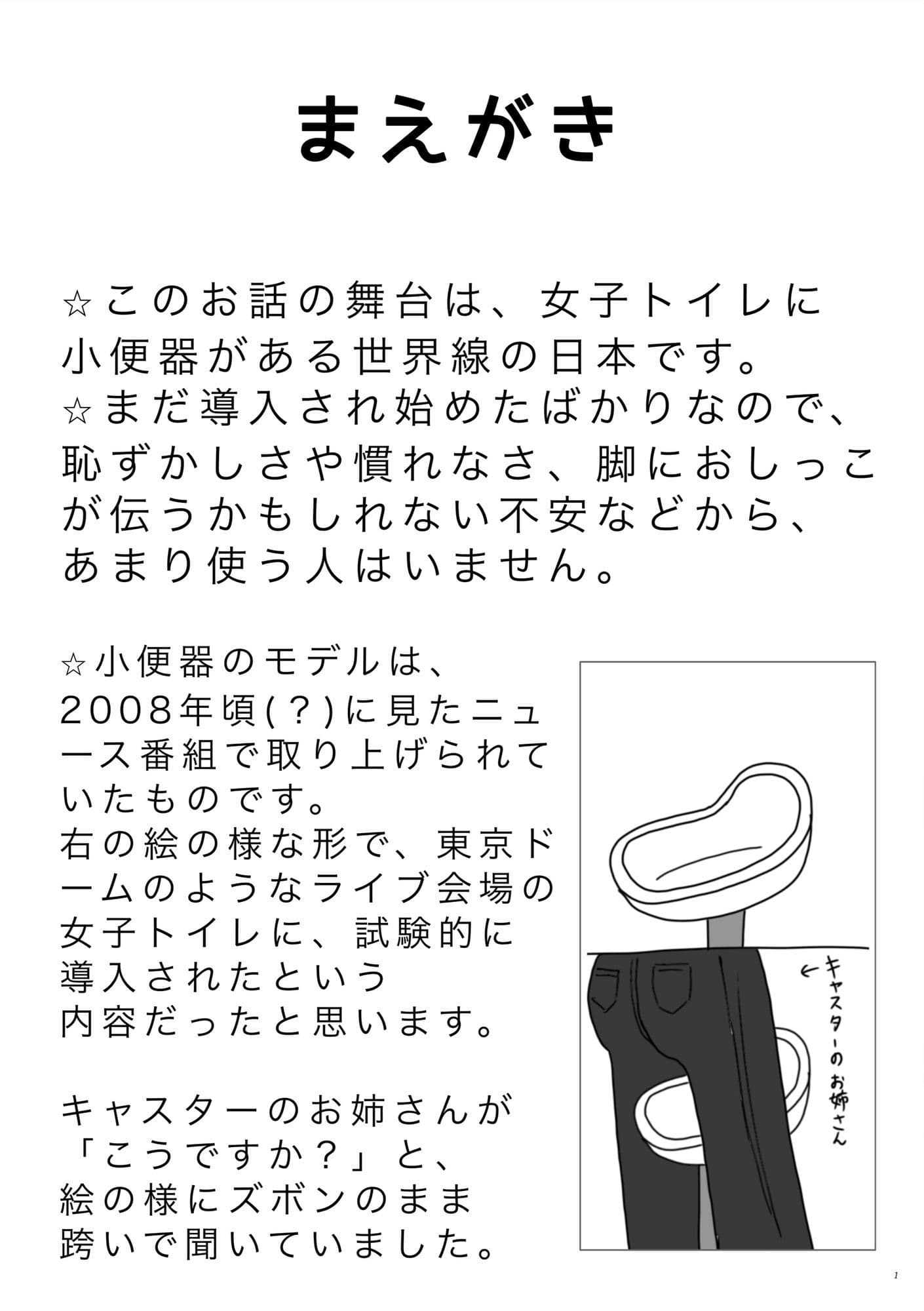 女性用小便器……使うしかないっ!! サンプル 2