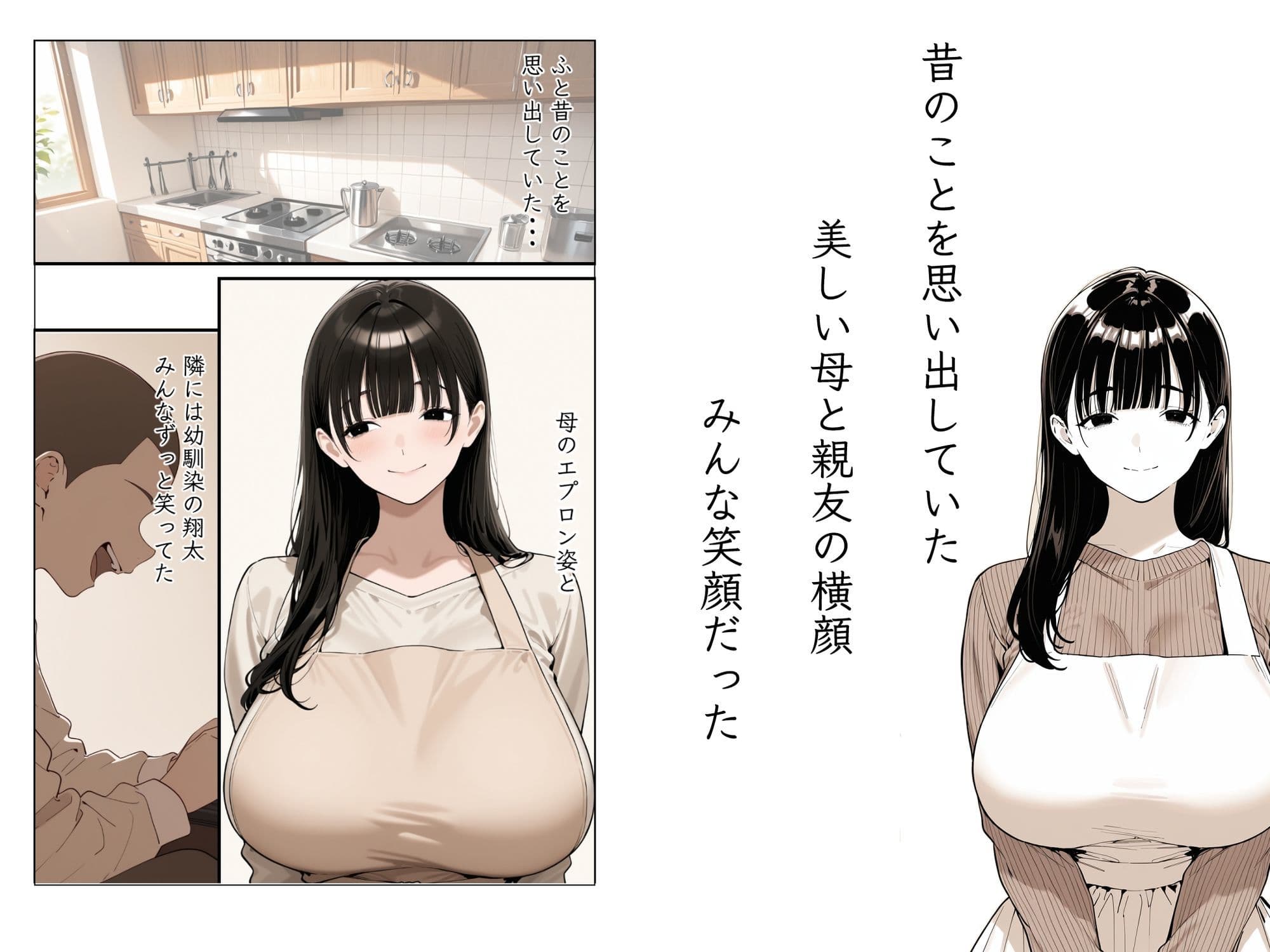 今夜も母をおかずにする  〜母と親友の交尾記録〜 サンプル 1