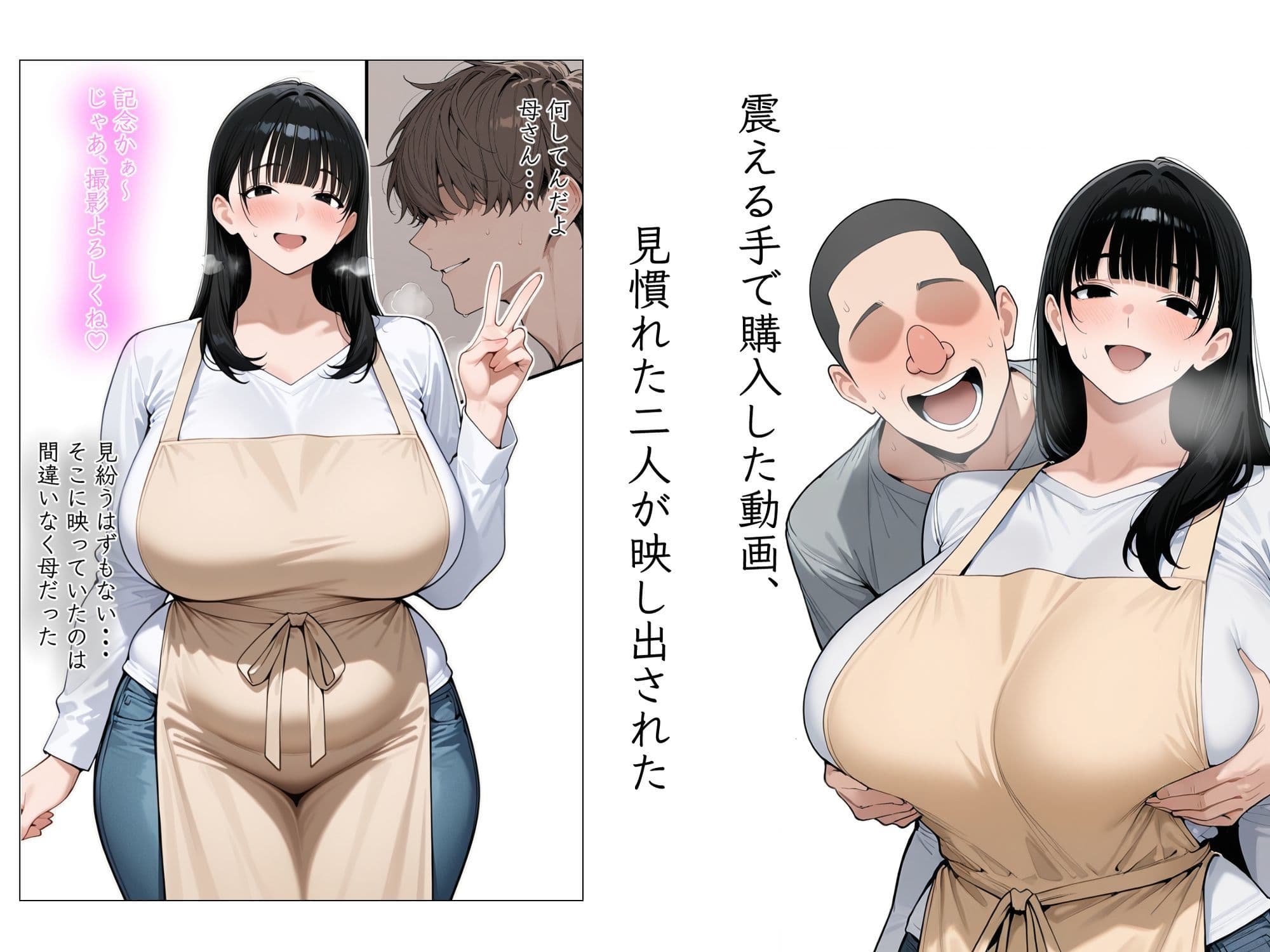 今夜も母をおかずにする  〜母と親友の交尾記録〜 サンプル 3