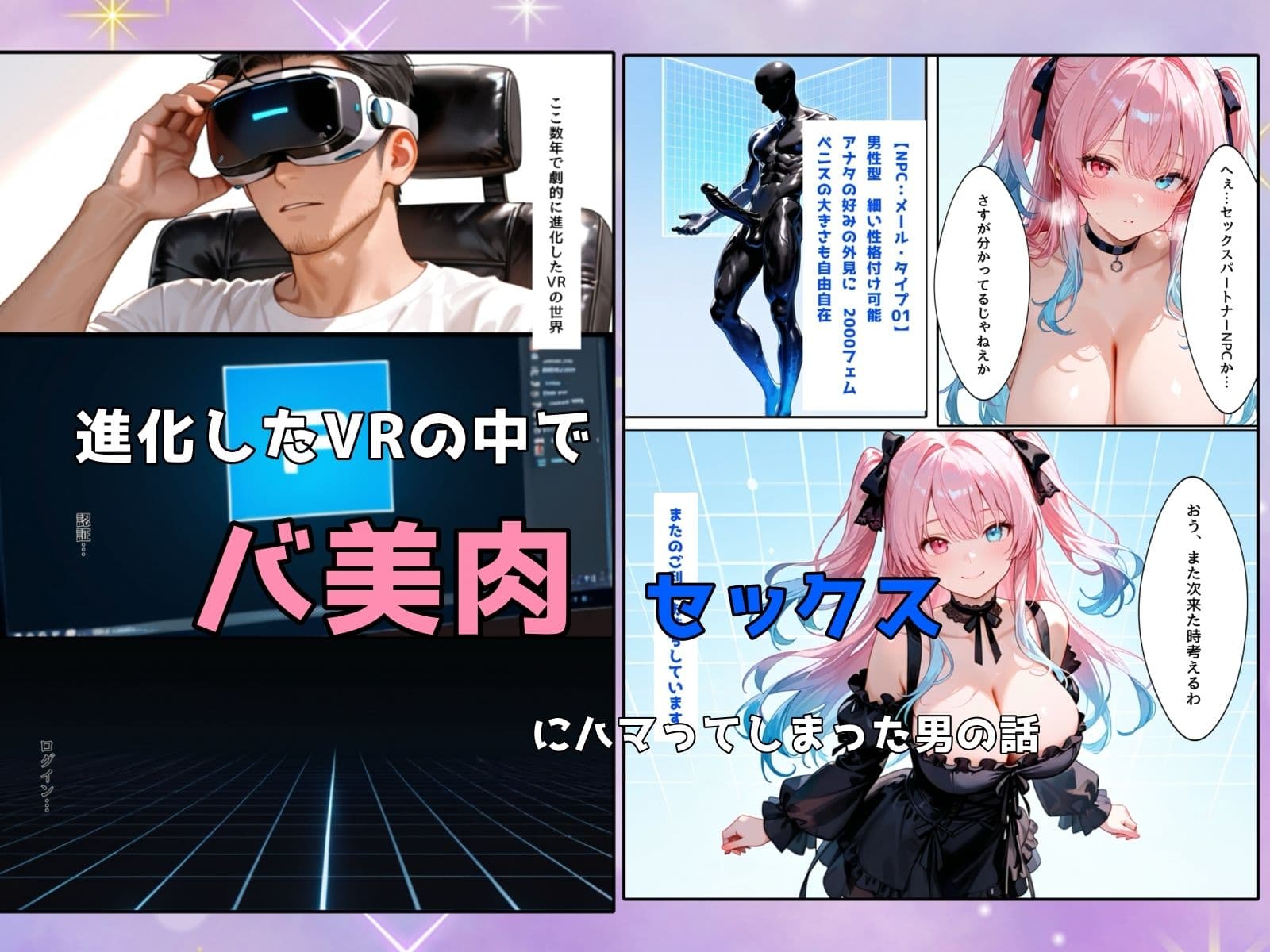 バ美肉セックスが気持ち良すぎた件 サンプル 1