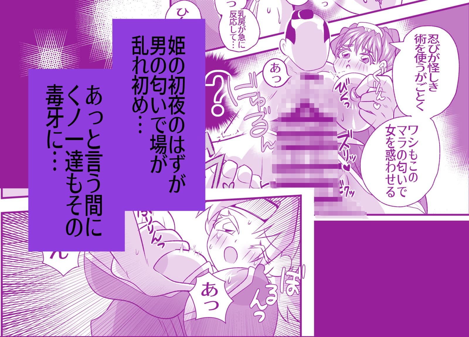 悪代官のなすがまま〜くのいちと姫、手籠めにされる〜 サンプル 4