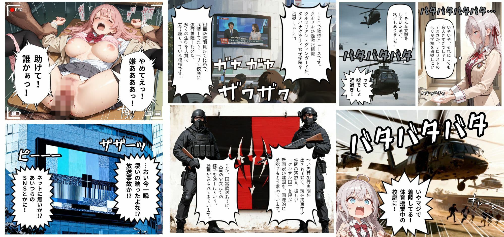 女子校占拠テロリスト サンプル 1