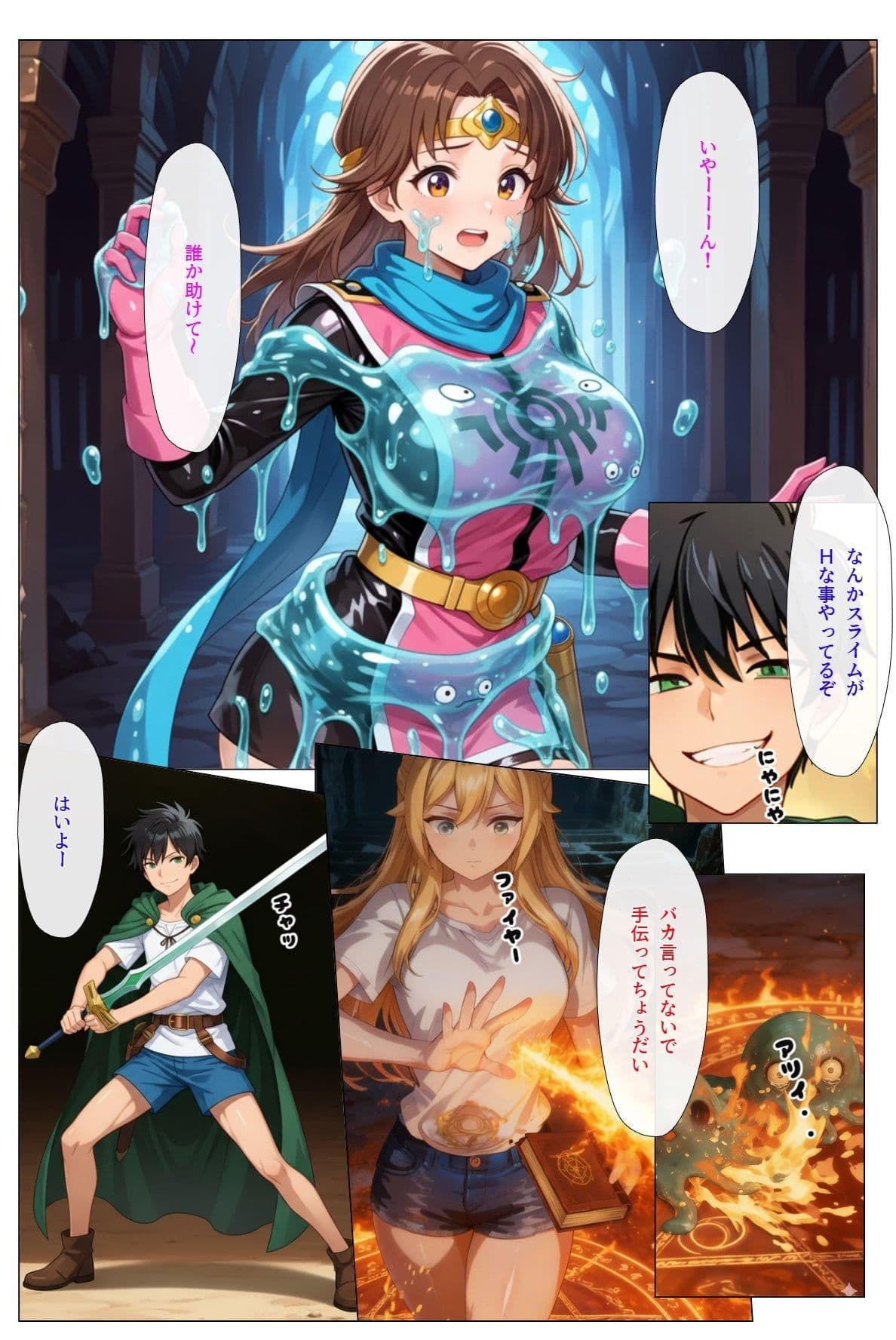 ダンジョンで女の子見つけたからハーレム作ってみたい・・ サンプル 2