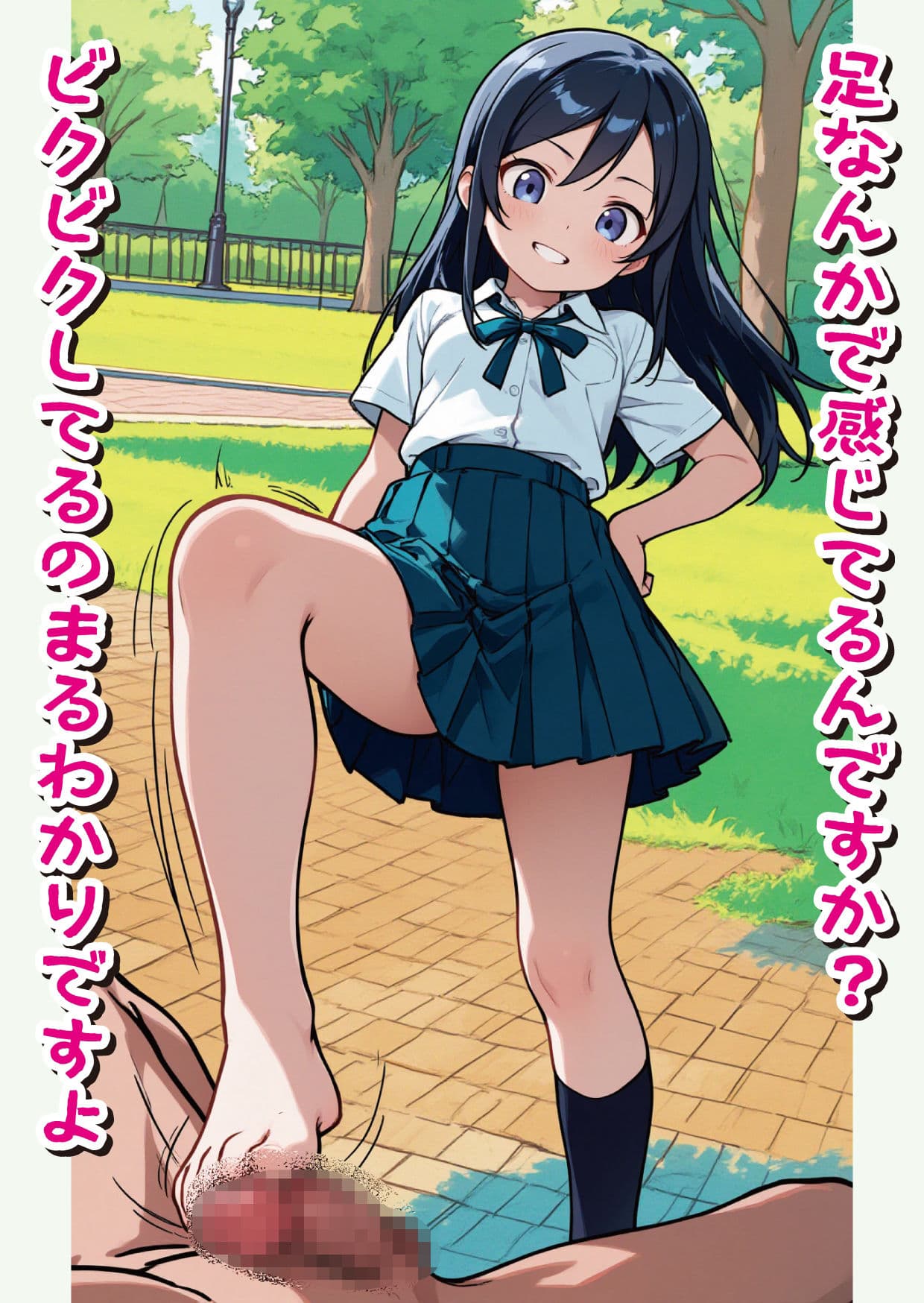 真面目で潔癖な●●●モデル様がホームレス相手に足コキボランティアなんてするハズがない。 サンプル 2