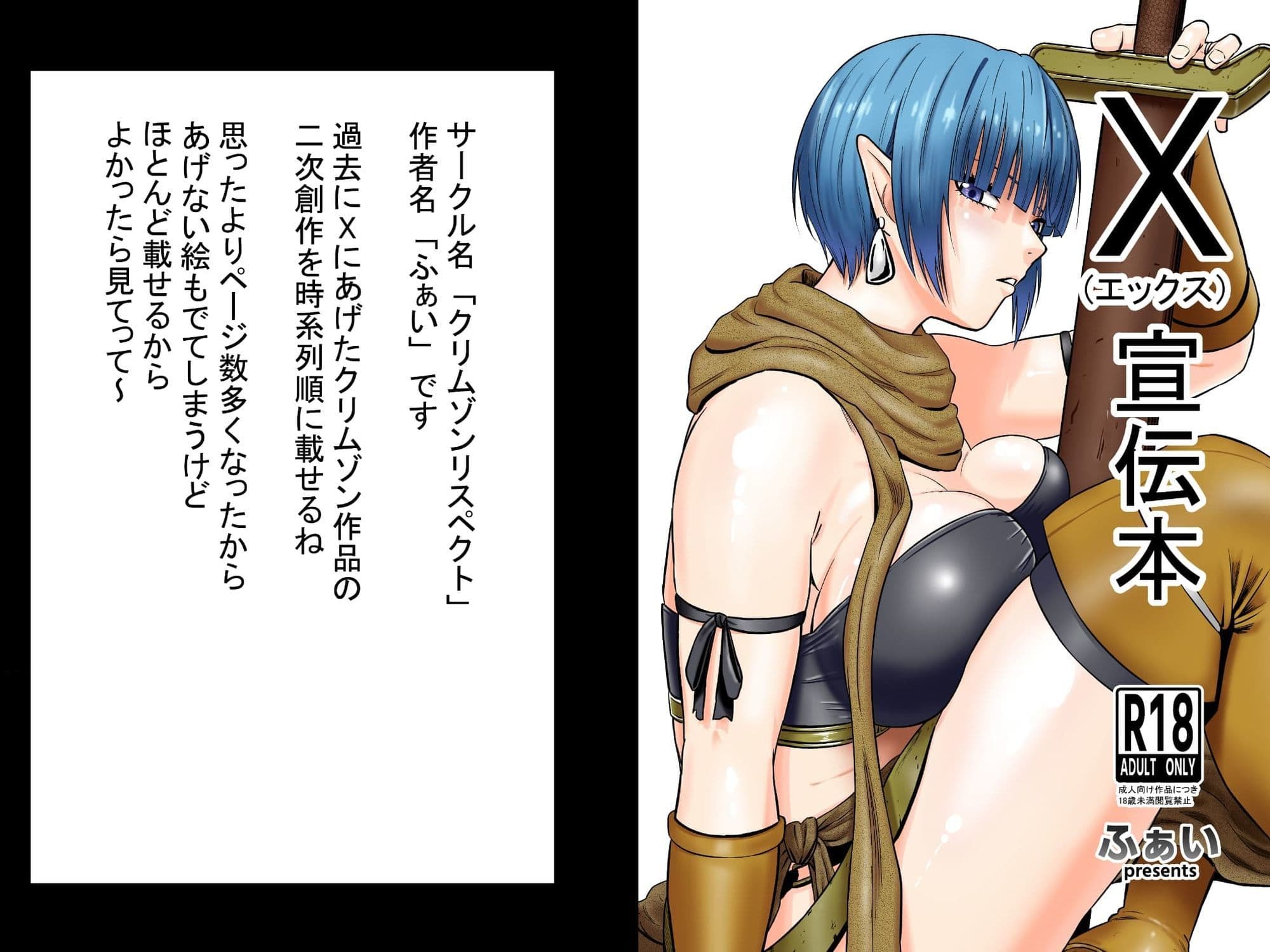 X宣伝本 サンプル 1
