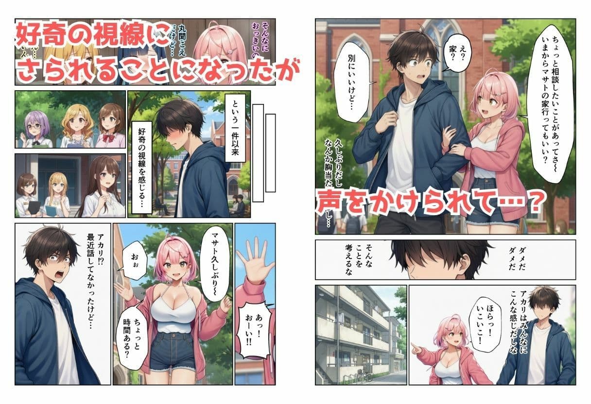 デカチンがバレたらハーレムになった話！！ サンプル 2
