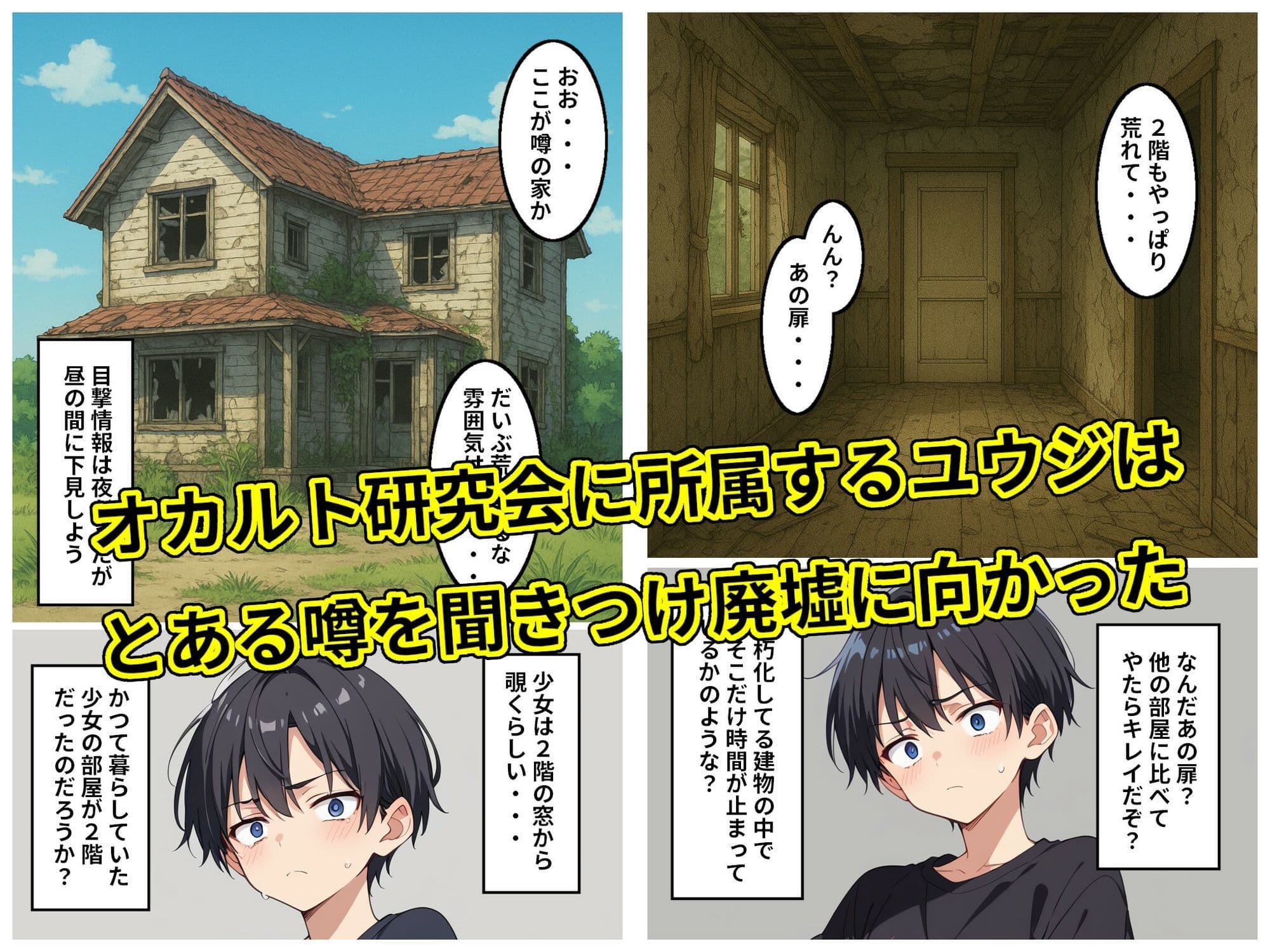 廃墟に現れる幽霊少女はセックスするまで成仏できない？ サンプル 2