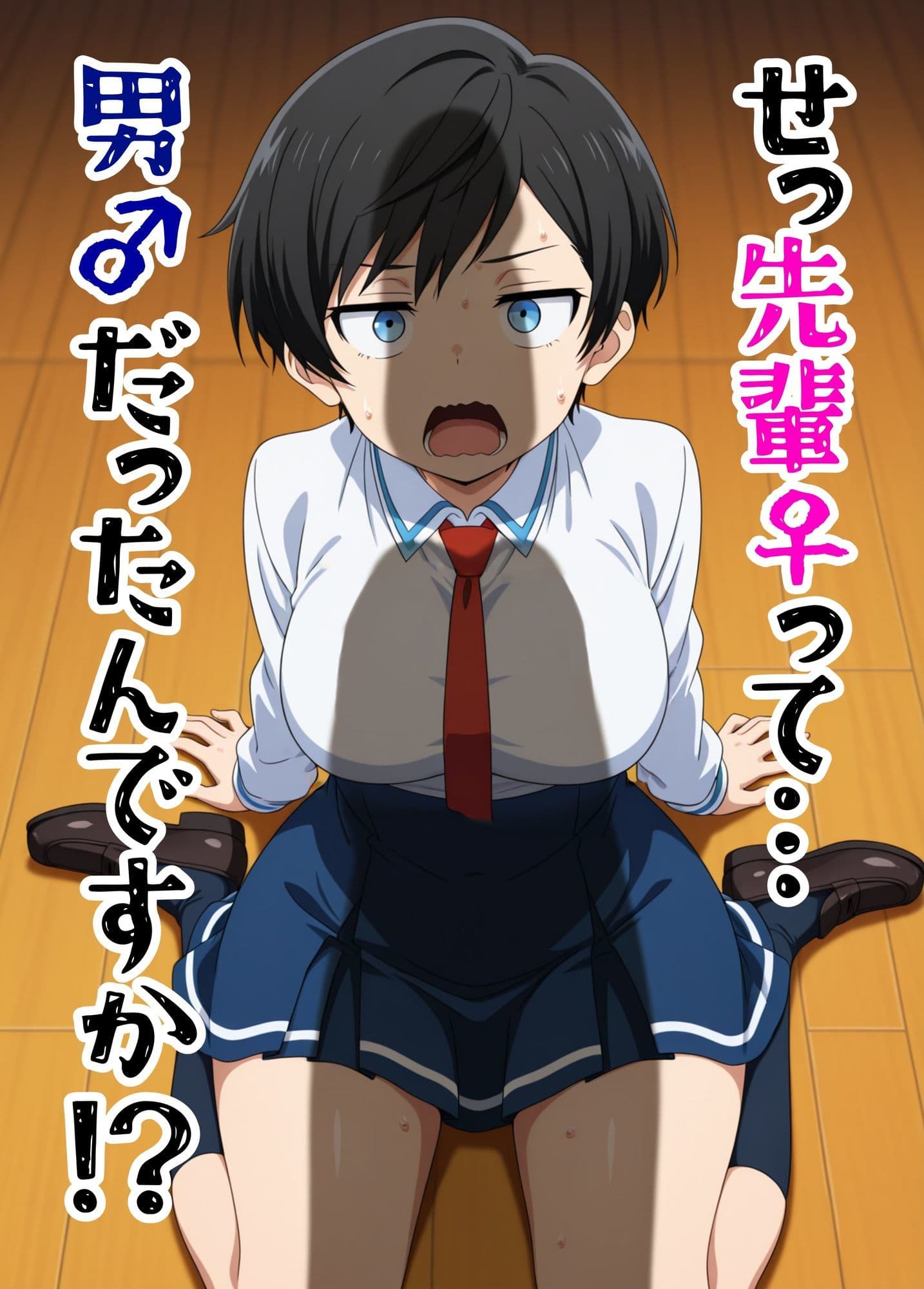 寄生チ〇ポを感染(うつ)されたので後輩と友達をペットにする サンプル 1