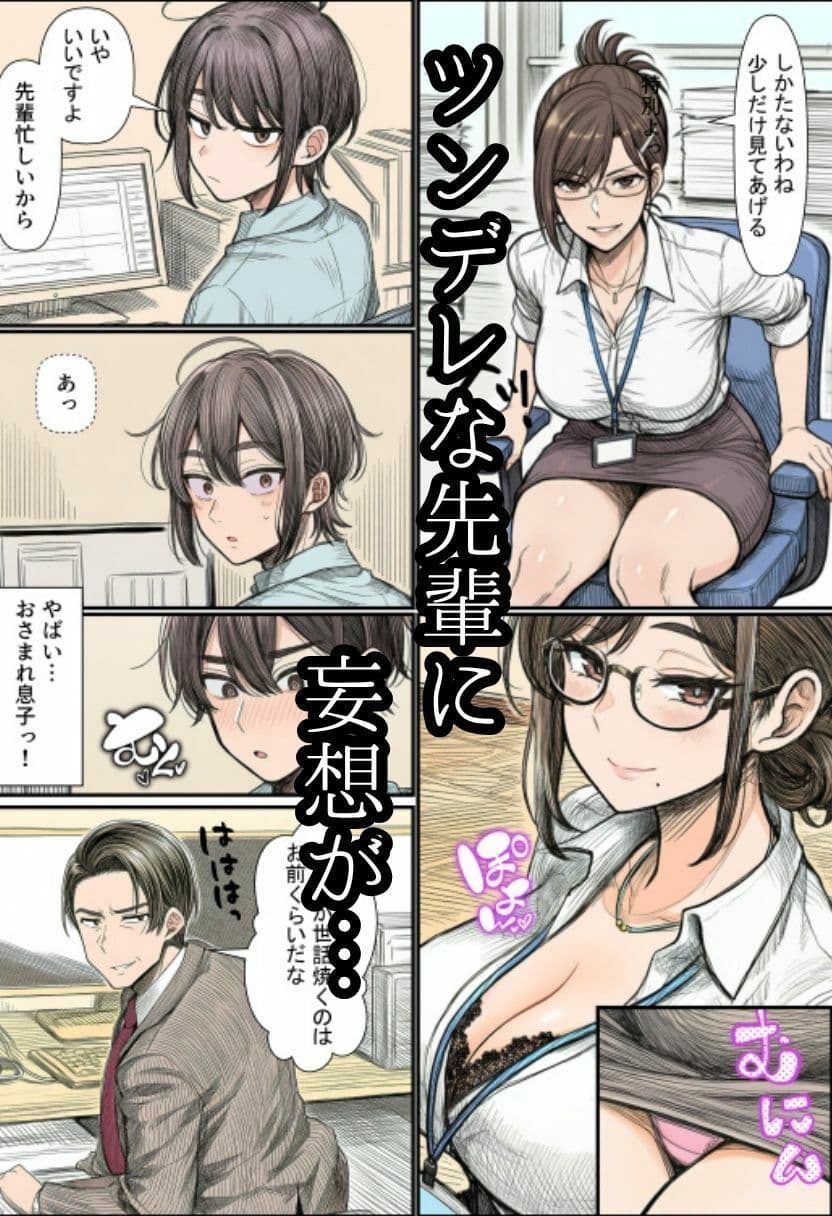 【人妻NTR】ツンデレの先輩OLはお隣さん！熟女に寝とられ中出ししちゃう サンプル 3