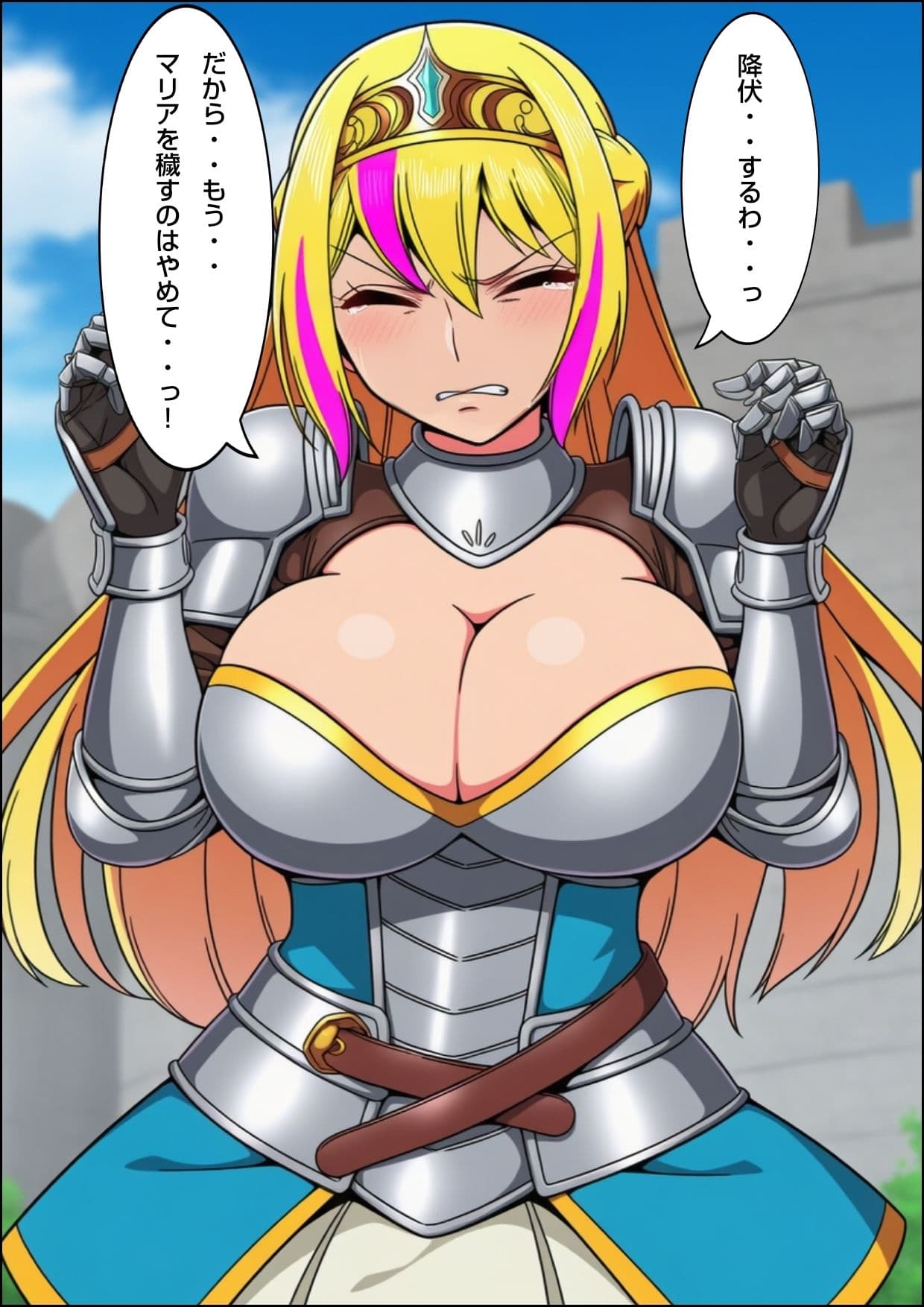 姫騎士  極太挿し敗北宣言 サンプル 4